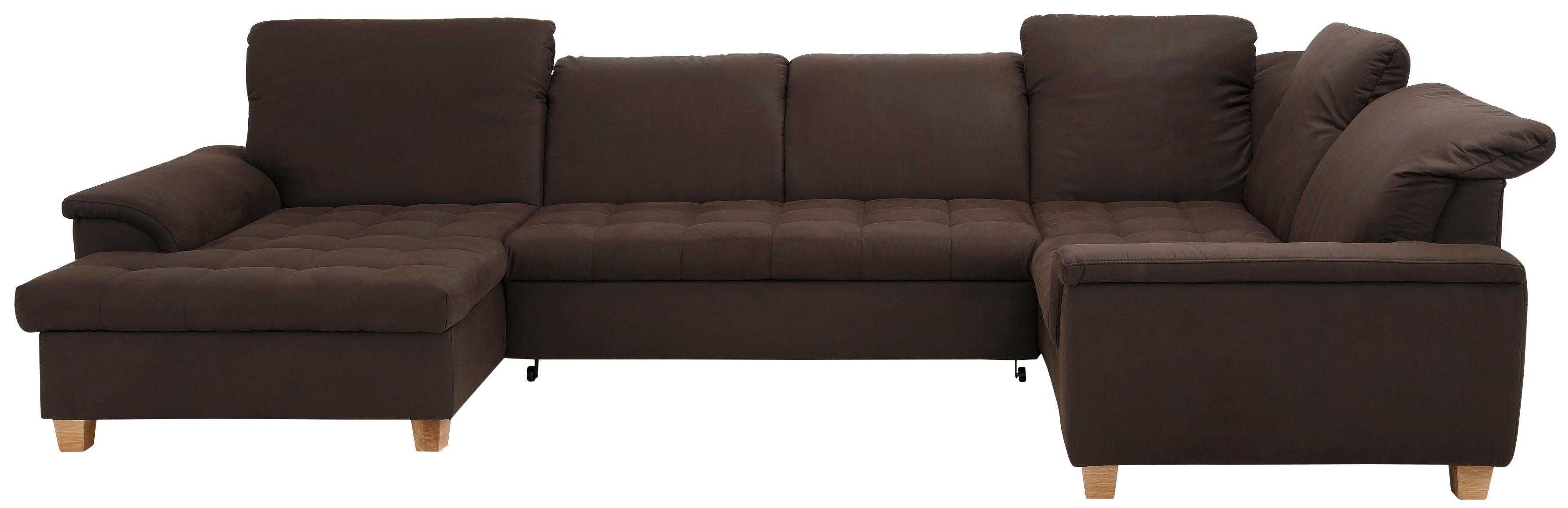 Home affaire Zithoek Lyla U-vorm naar keuze met verstelbare rugleuning en extra met bed + bedkist