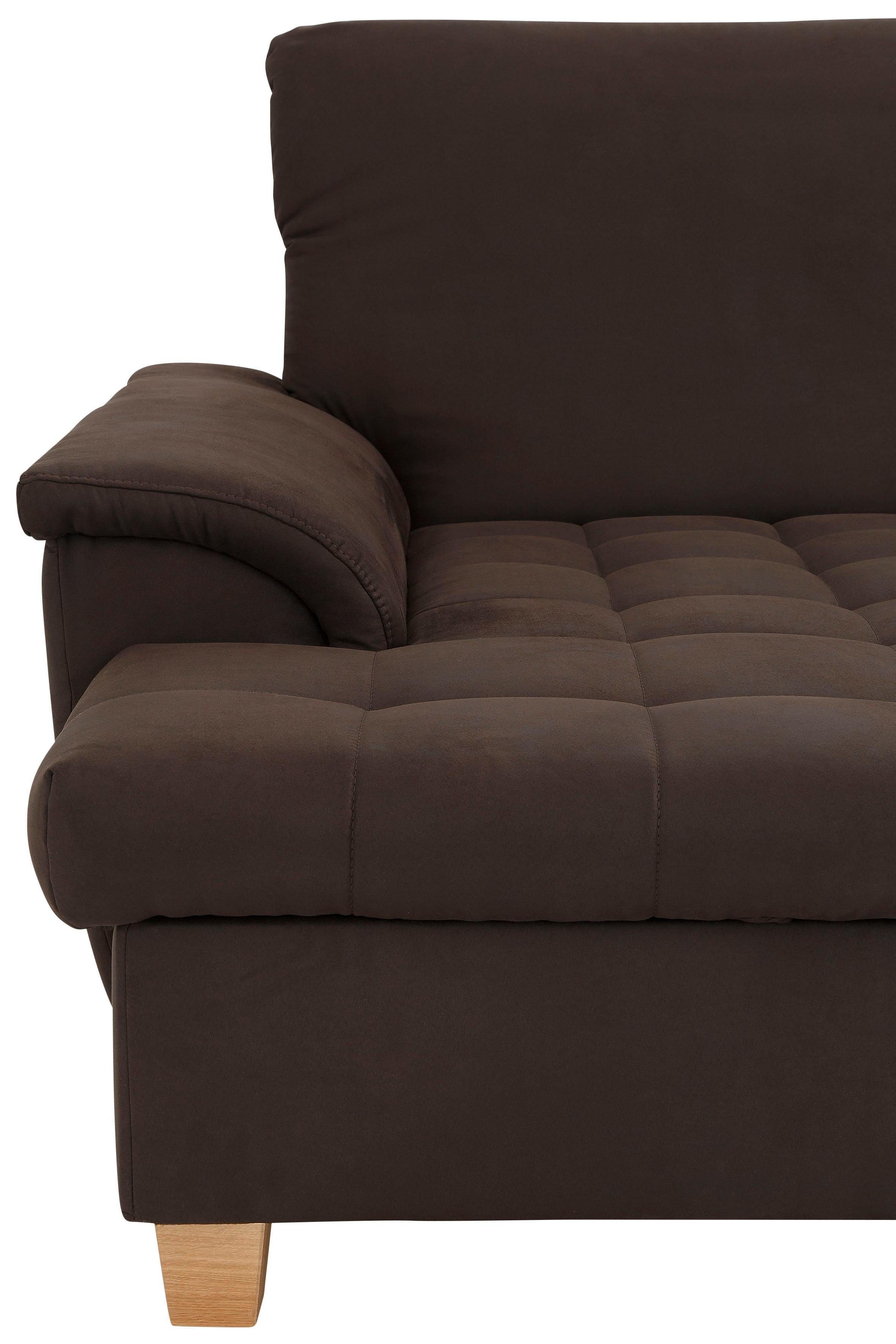 Home affaire Zithoek Lyla U-vorm naar keuze met verstelbare rugleuning en extra met bed + bedkist