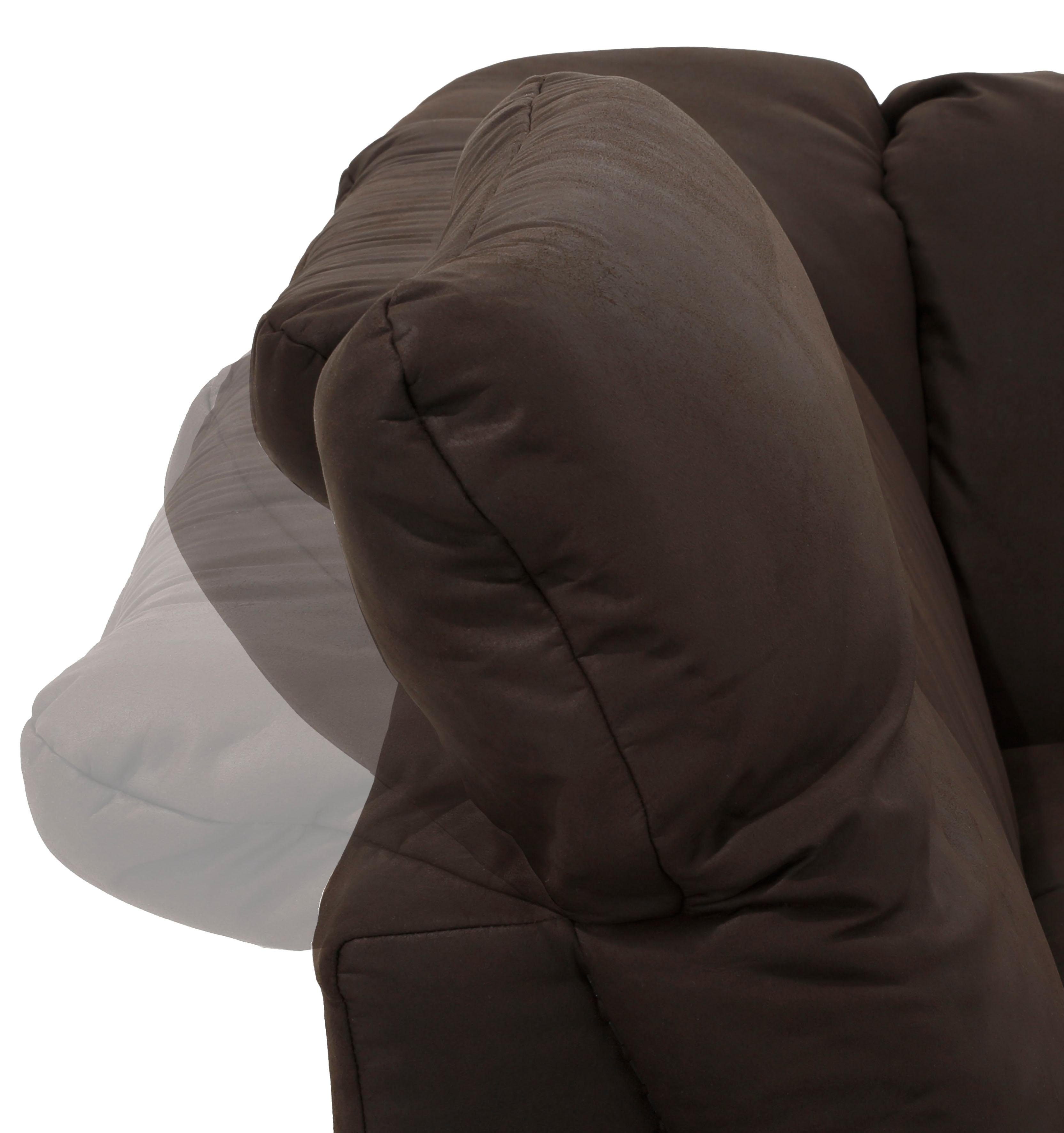 Home affaire Zithoek Lyla U-vorm naar keuze met verstelbare rugleuning en extra met bed + bedkist