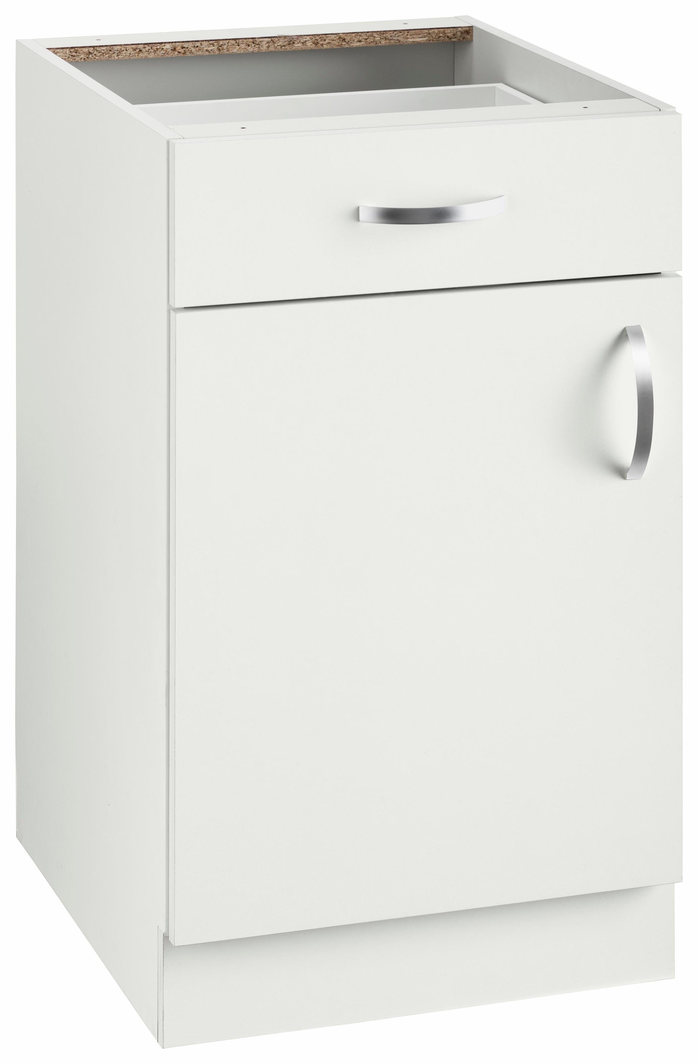 wiho Küchen Onderkast Flexi Breedte 50 cm onderkasten wit