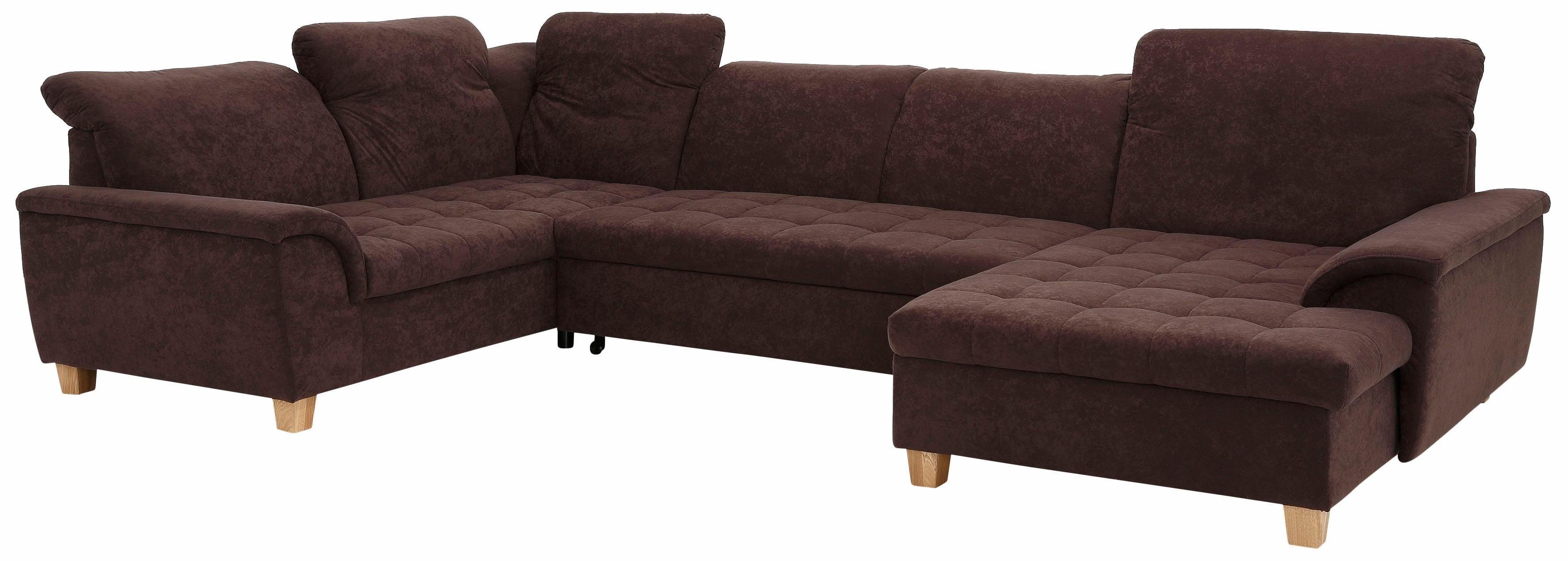 Home affaire Zithoek Lyla U-vorm naar keuze met verstelbare rugleuning en extra met bed + bedkist