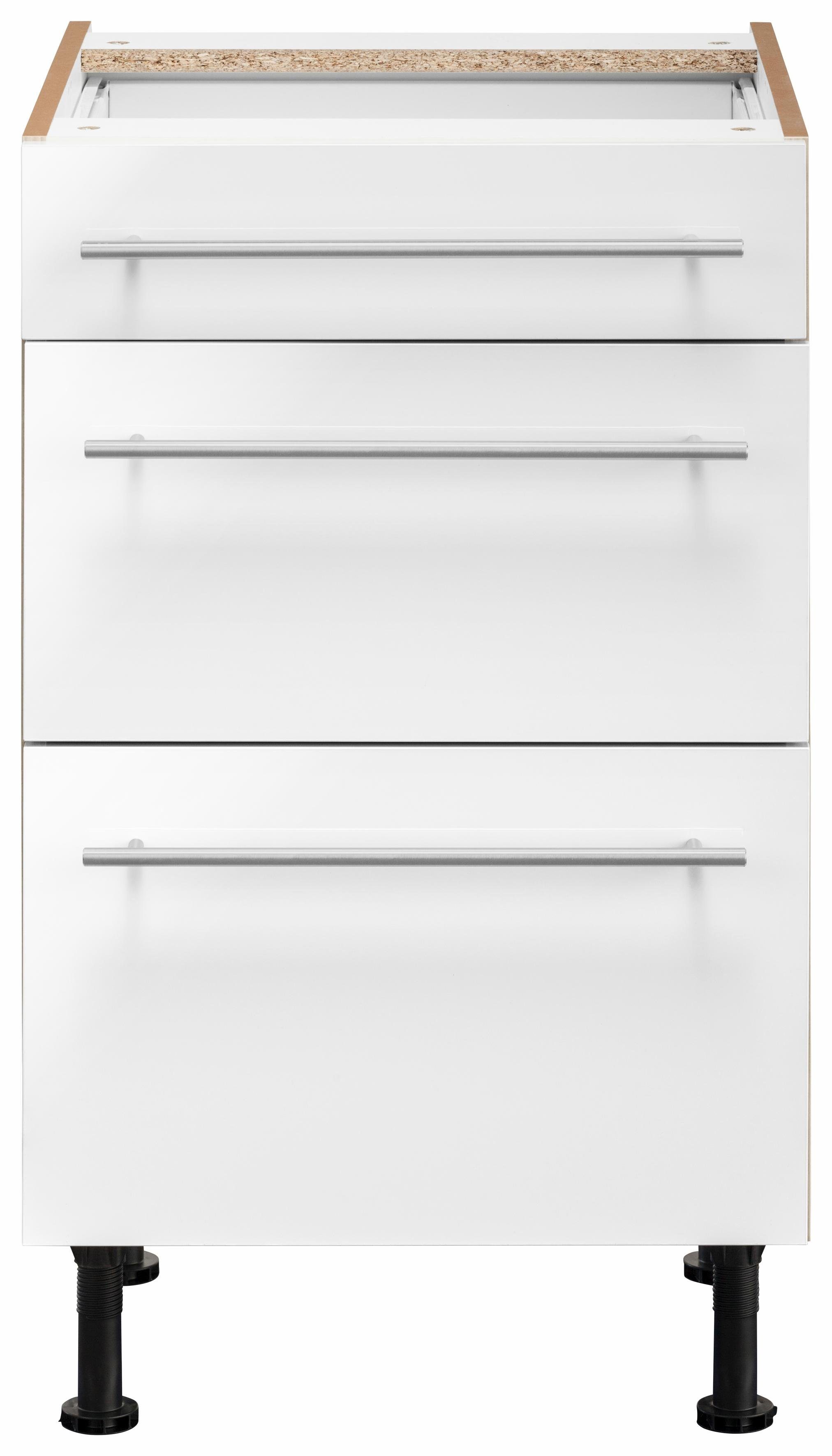 OPTIFIT Onderkast Bern 50 cm breed, met lade en 2 laden, in hoogte verstelbare poten