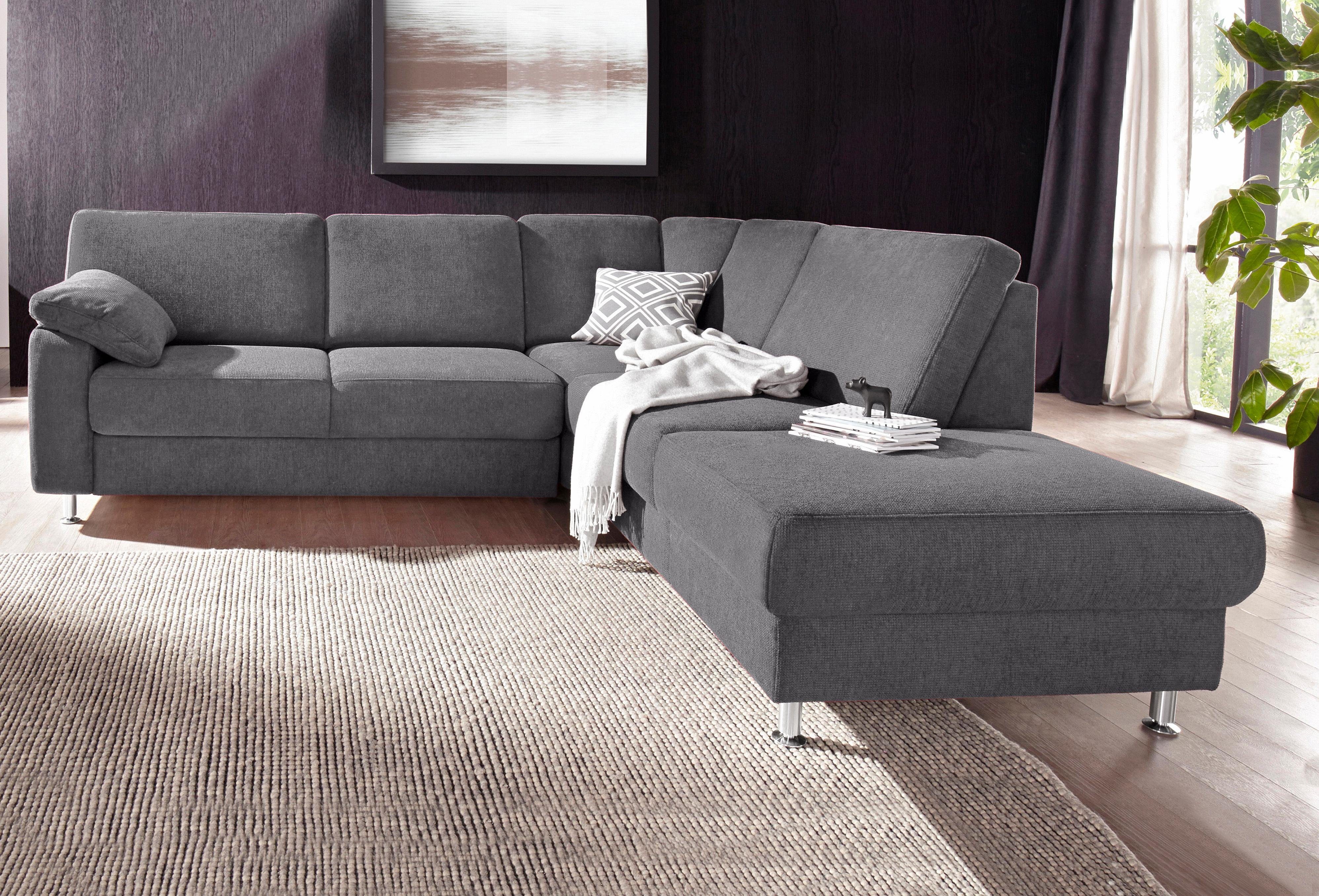 Sit&more Hoekbank Belfort L-vorm naar keuze met uittrekzitting en bedkist