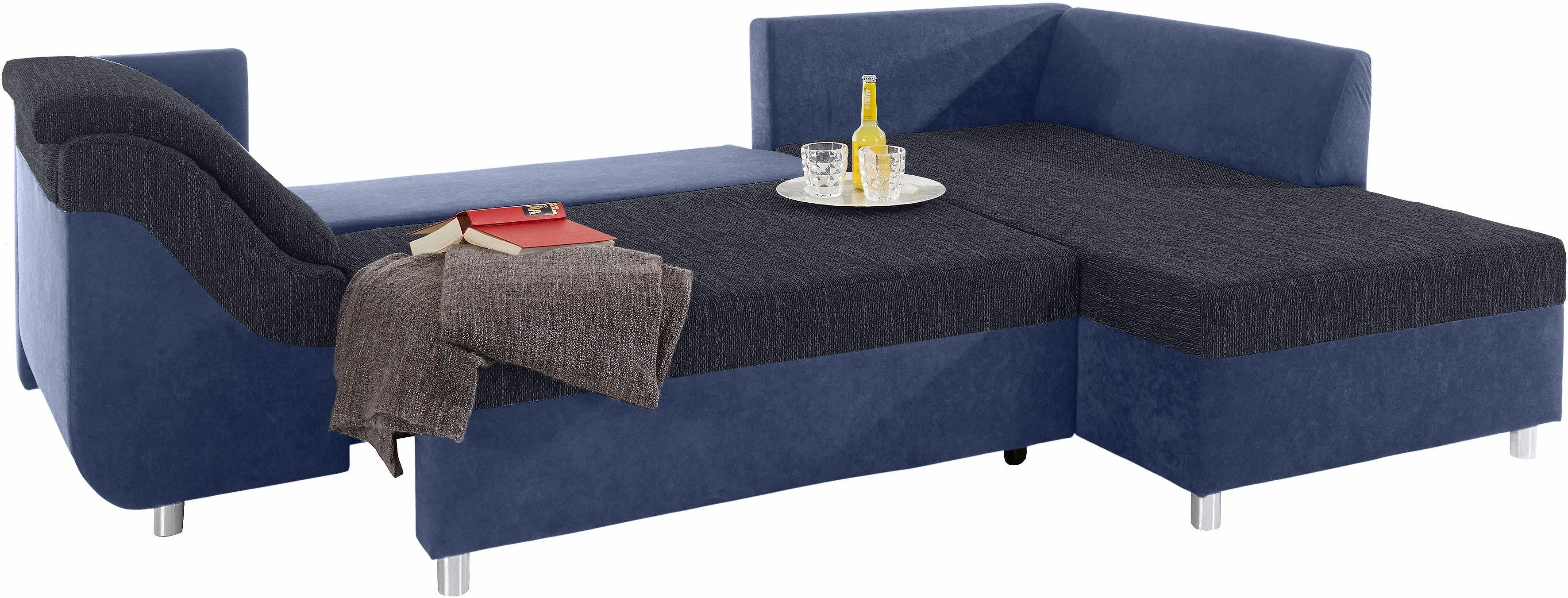 COLLECTION AB Hoekbank Sally L-vorm met en zonder slaapfunctie, inclusief losse rug- en sierkussens