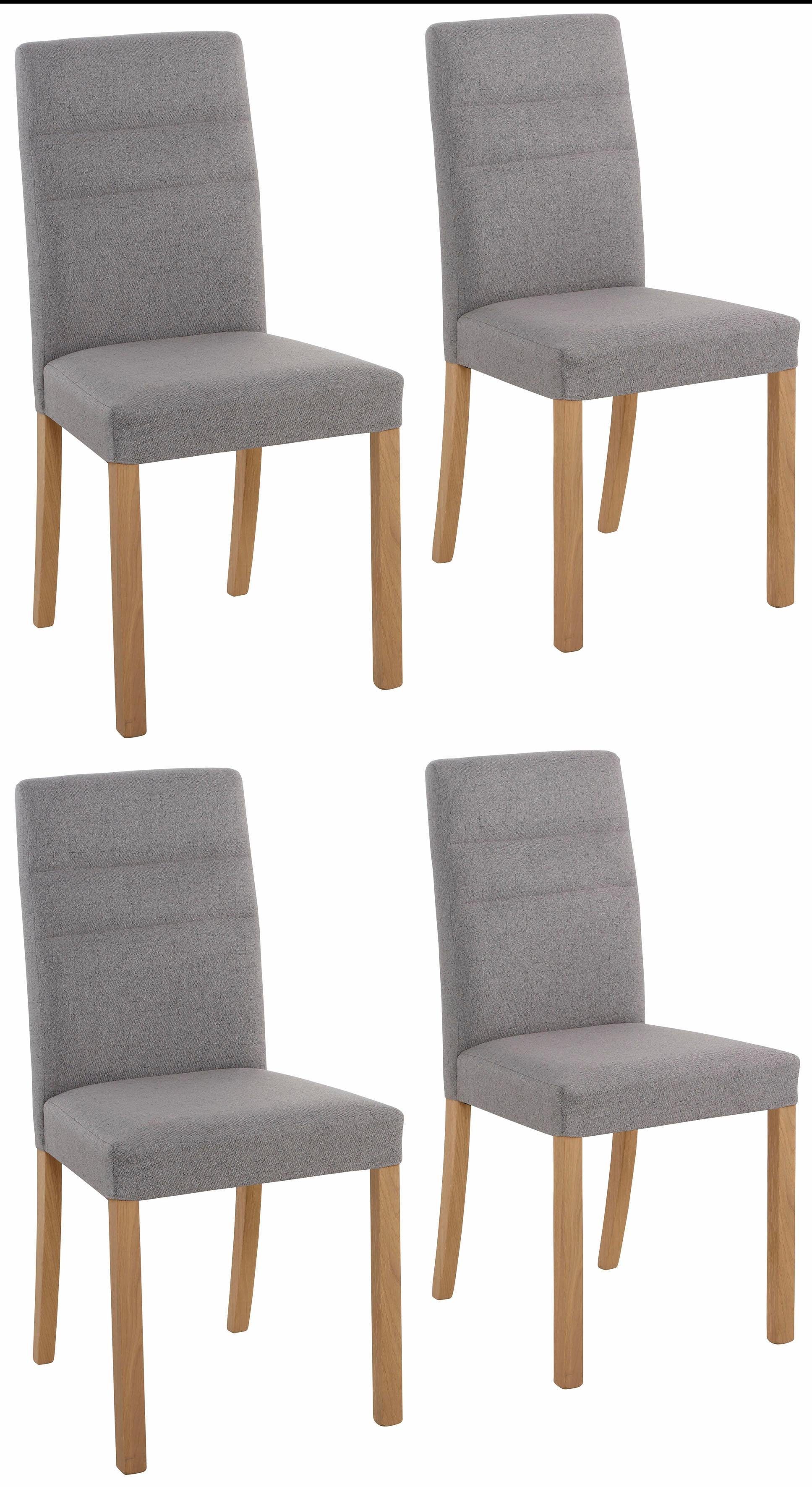 Otto - Home Affaire HOME AFFAIRE stoel Lona, met imitatieleer of structuurstof bekleed, in set van 2, 4 of 6