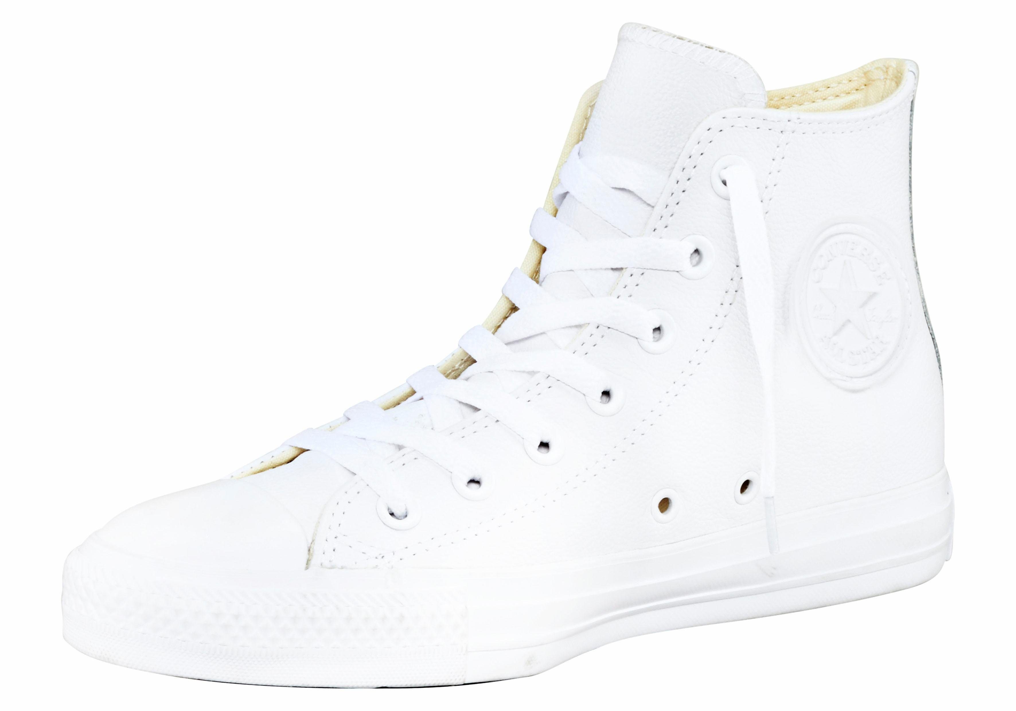 Converse Sneakers Chuck Taylor All Star Hi Monochroom Leer