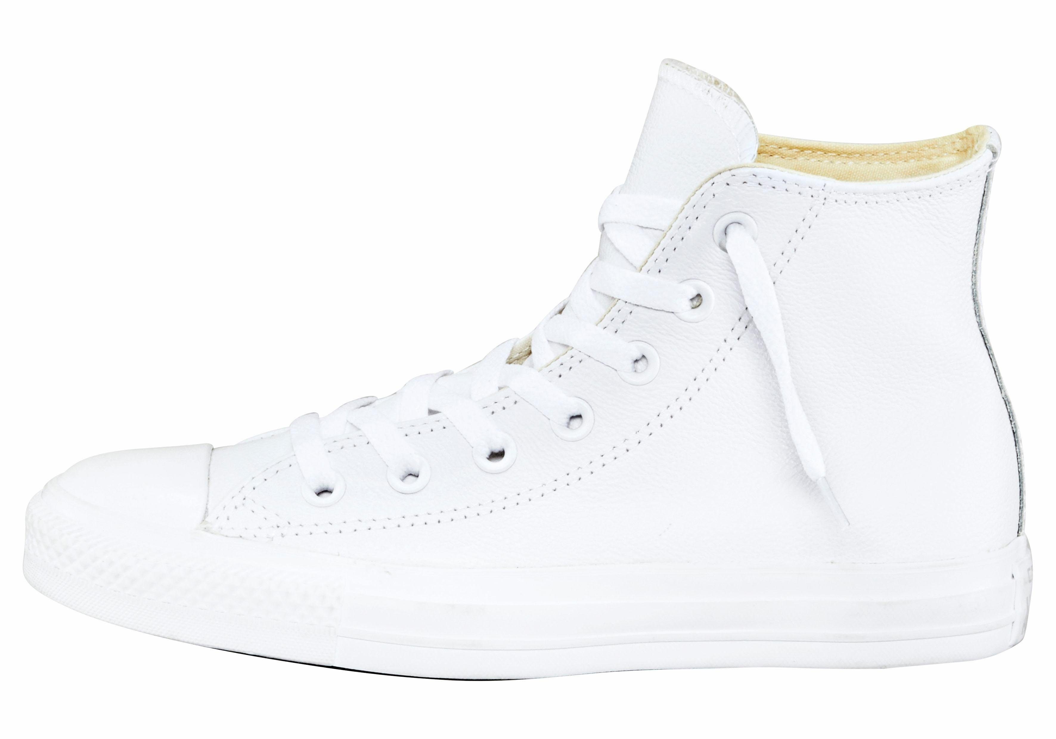 Converse Sneakers Chuck Taylor All Star Hi Monochroom Leer