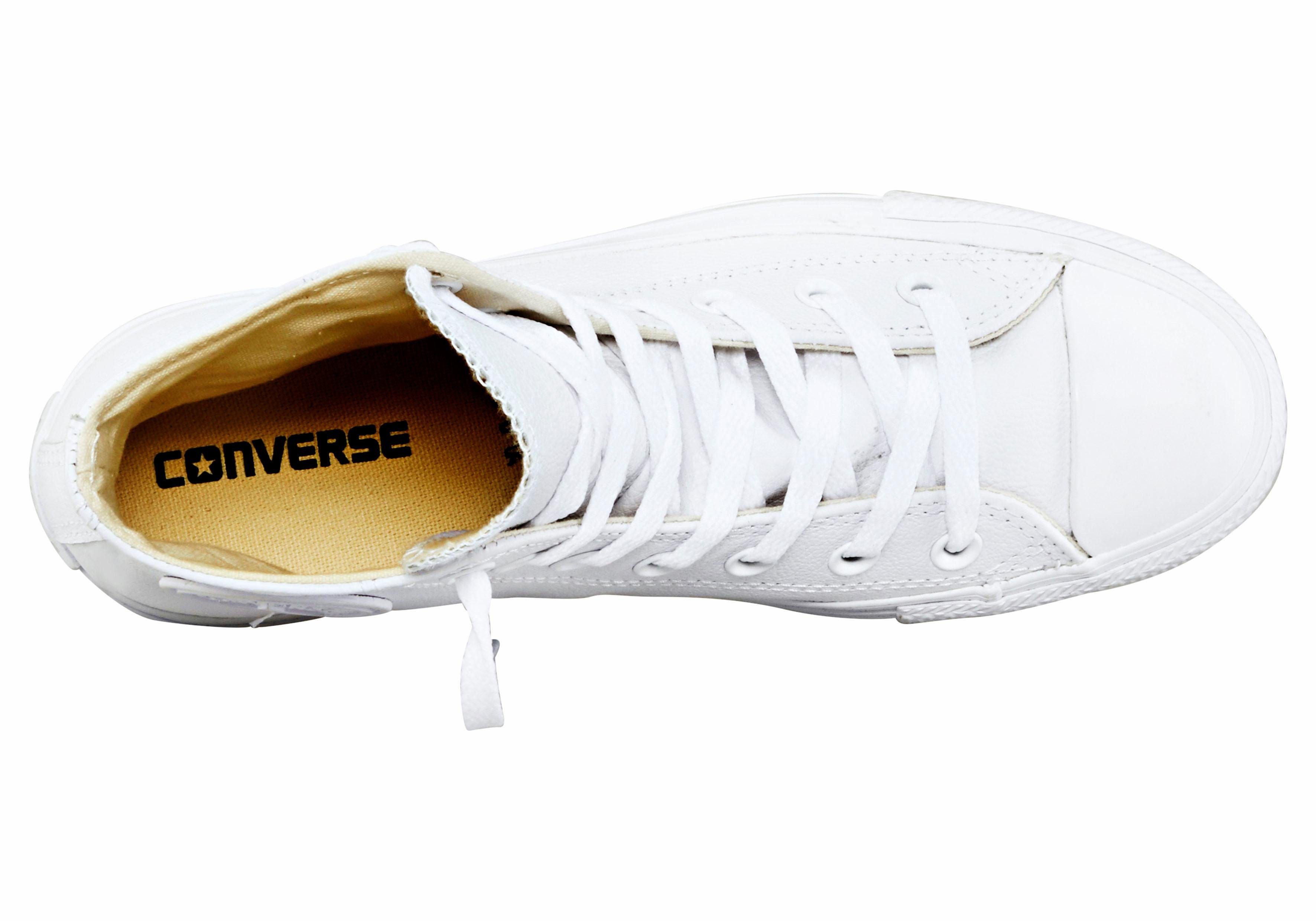 Converse Sneakers Chuck Taylor All Star Hi Monochroom Leer