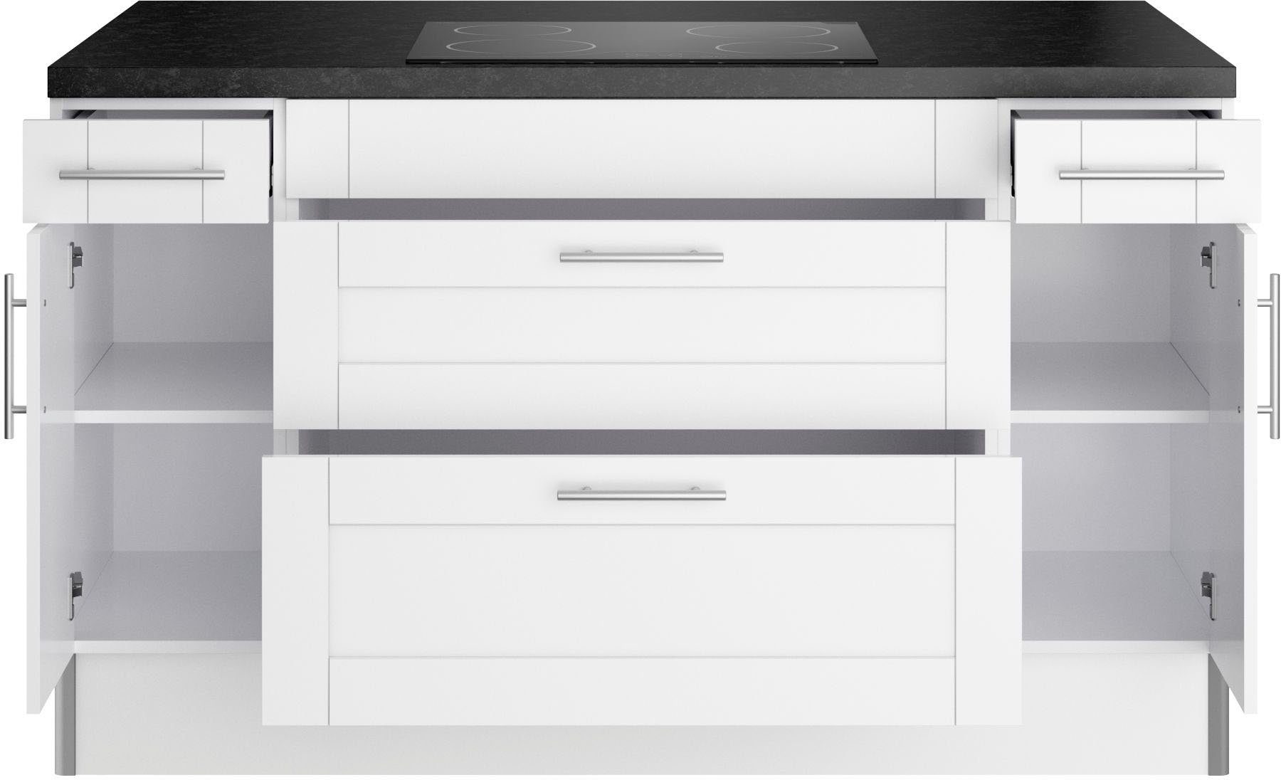 Kochstation Pantry keuken KS-Ahus Kookeiland, breedte 150 cm, optioneel met kookplaat