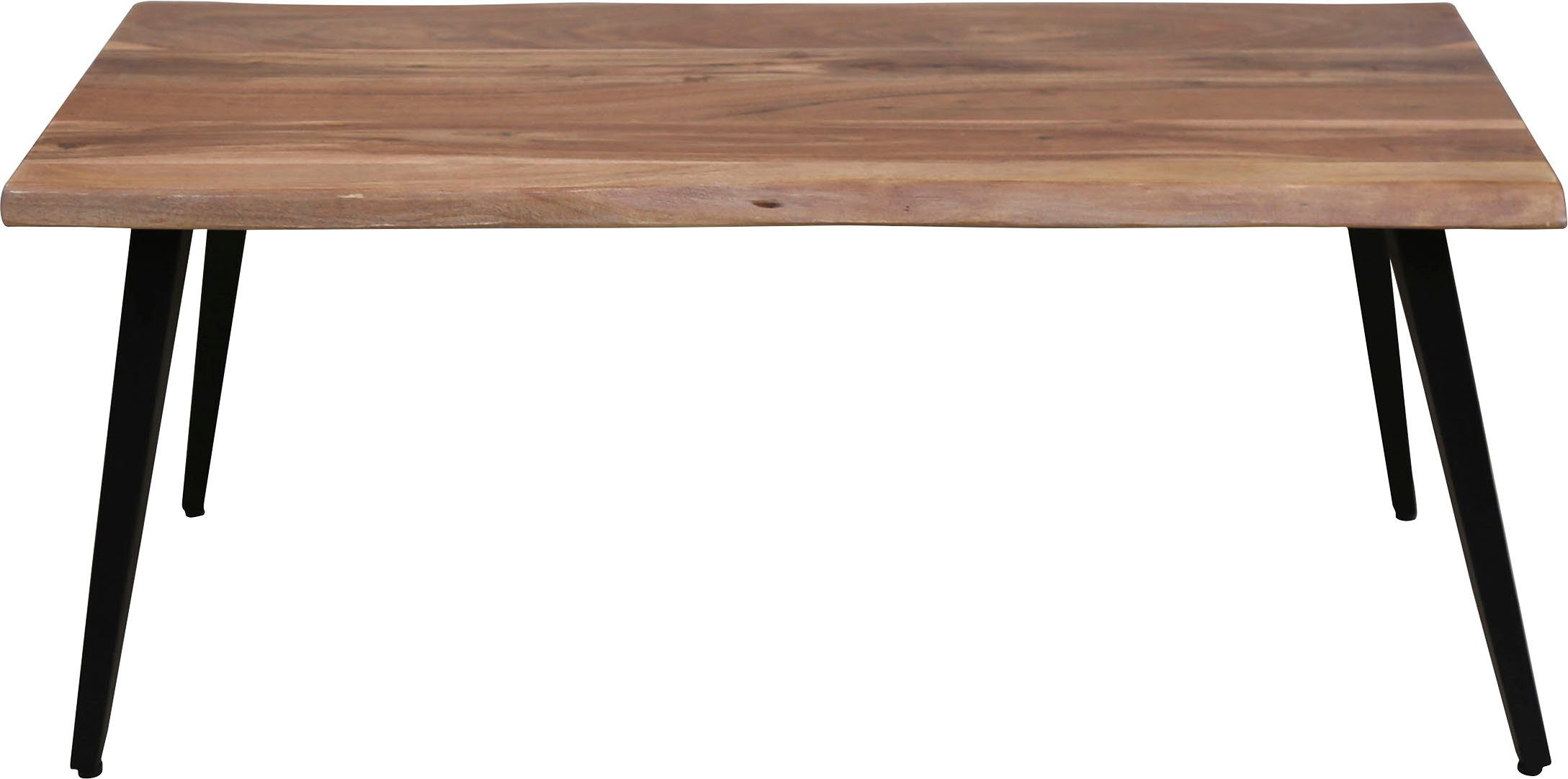 byLIVING Salontafel Caddy Tafelblad met boomstamrand, breedte 110 of 60 cm