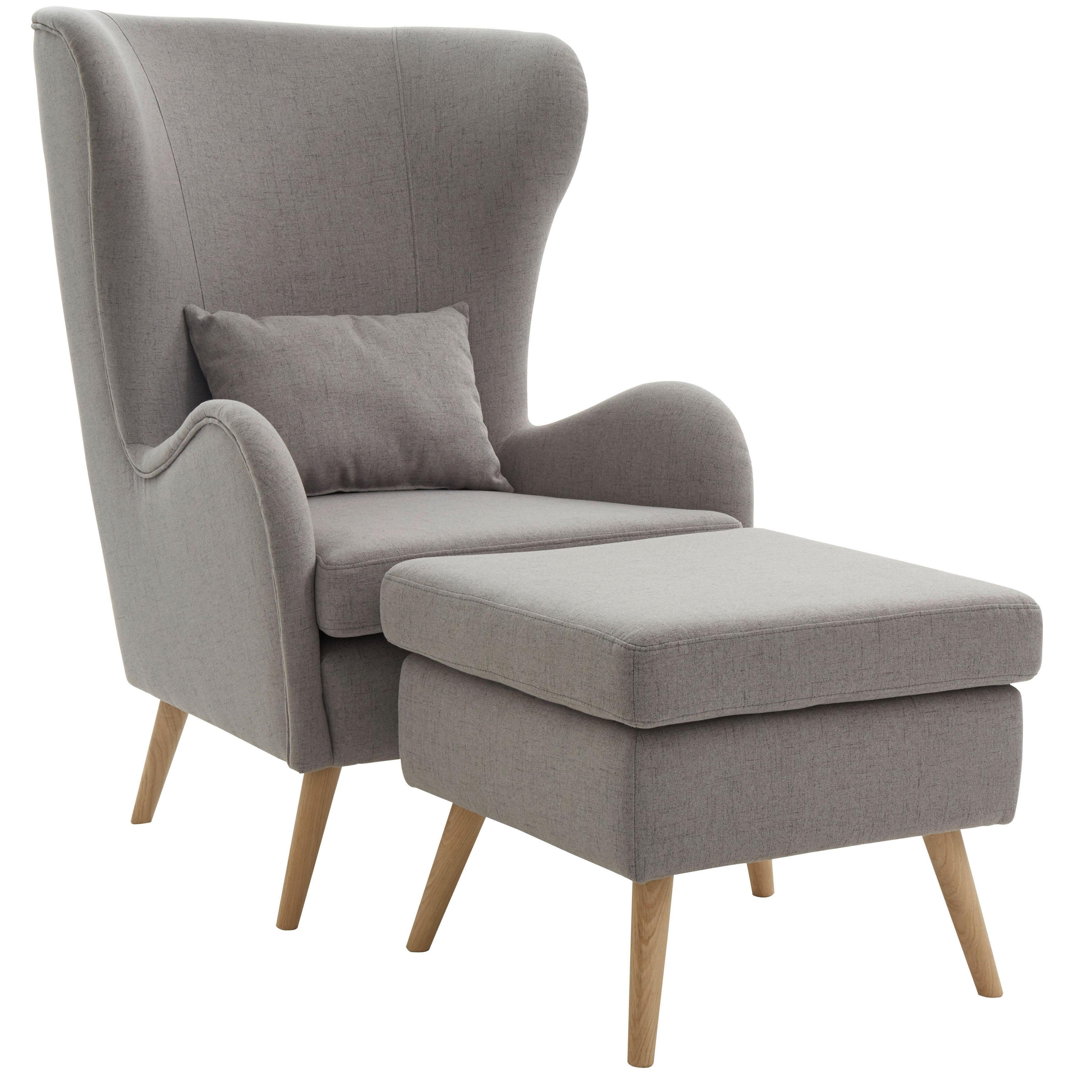 Guido Maria Kretschmer Home&Living Fauteuil Salla ook in imitatiebont en fijn corduroy, veel bekledingsopties, oorfauteuil (set)