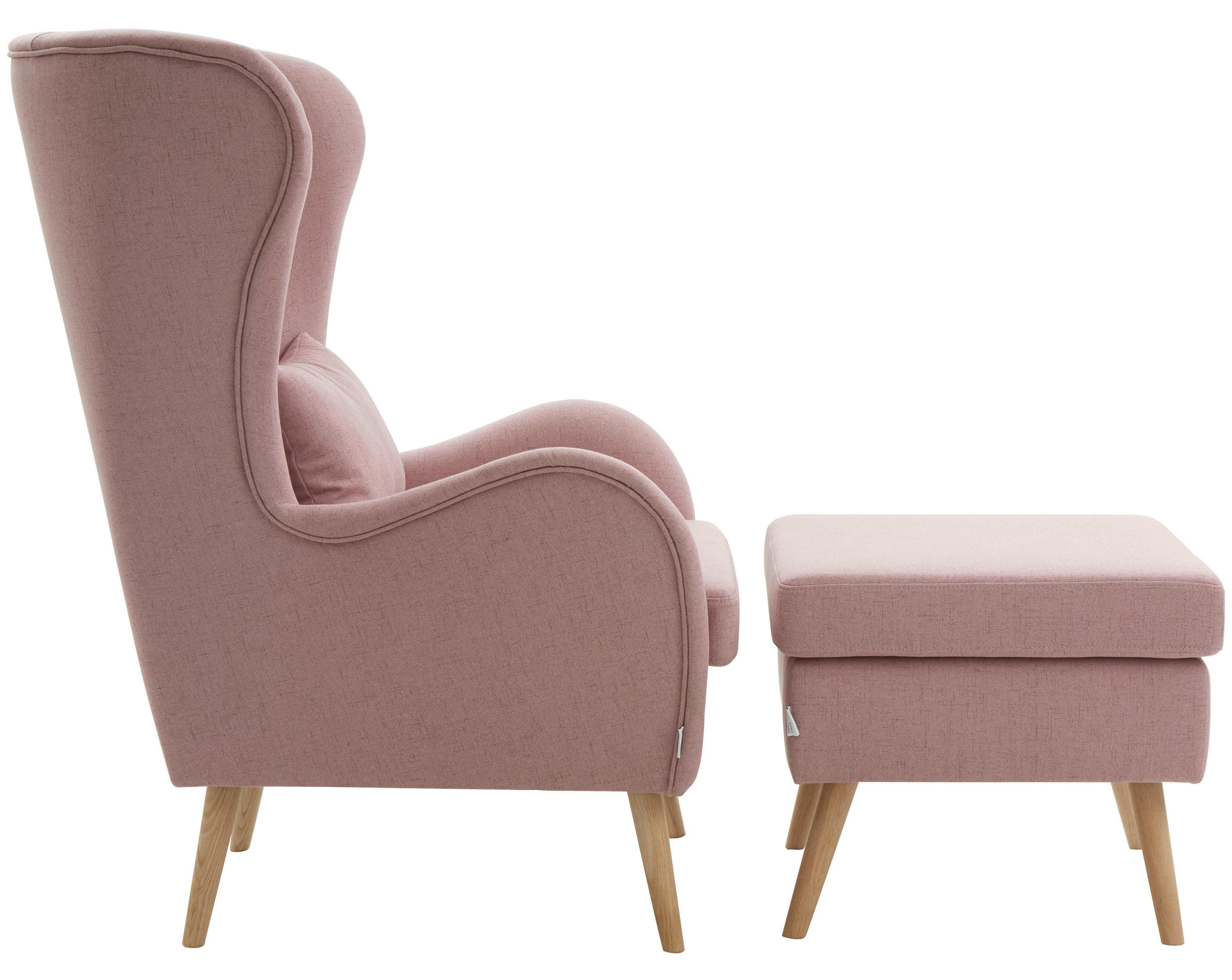 Guido Maria Kretschmer Home&Living Fauteuil Salla ook in imitatiebont en fijn corduroy, veel bekledingsopties, oorfauteuil (set)