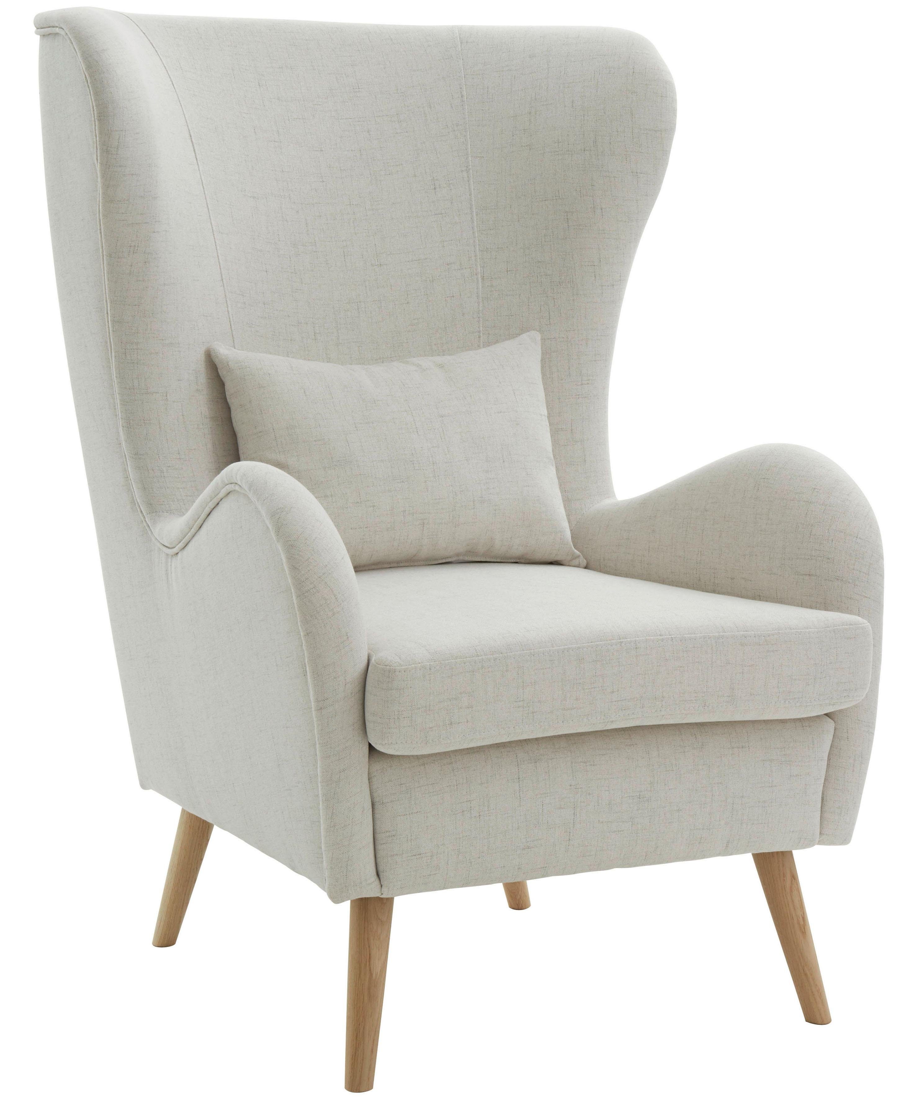 Guido Maria Kretschmer Home&Living Fauteuil Salla naar keuze met of zonder hocker, grote fauteuil: afm. bxdxh: 78x94x118cm