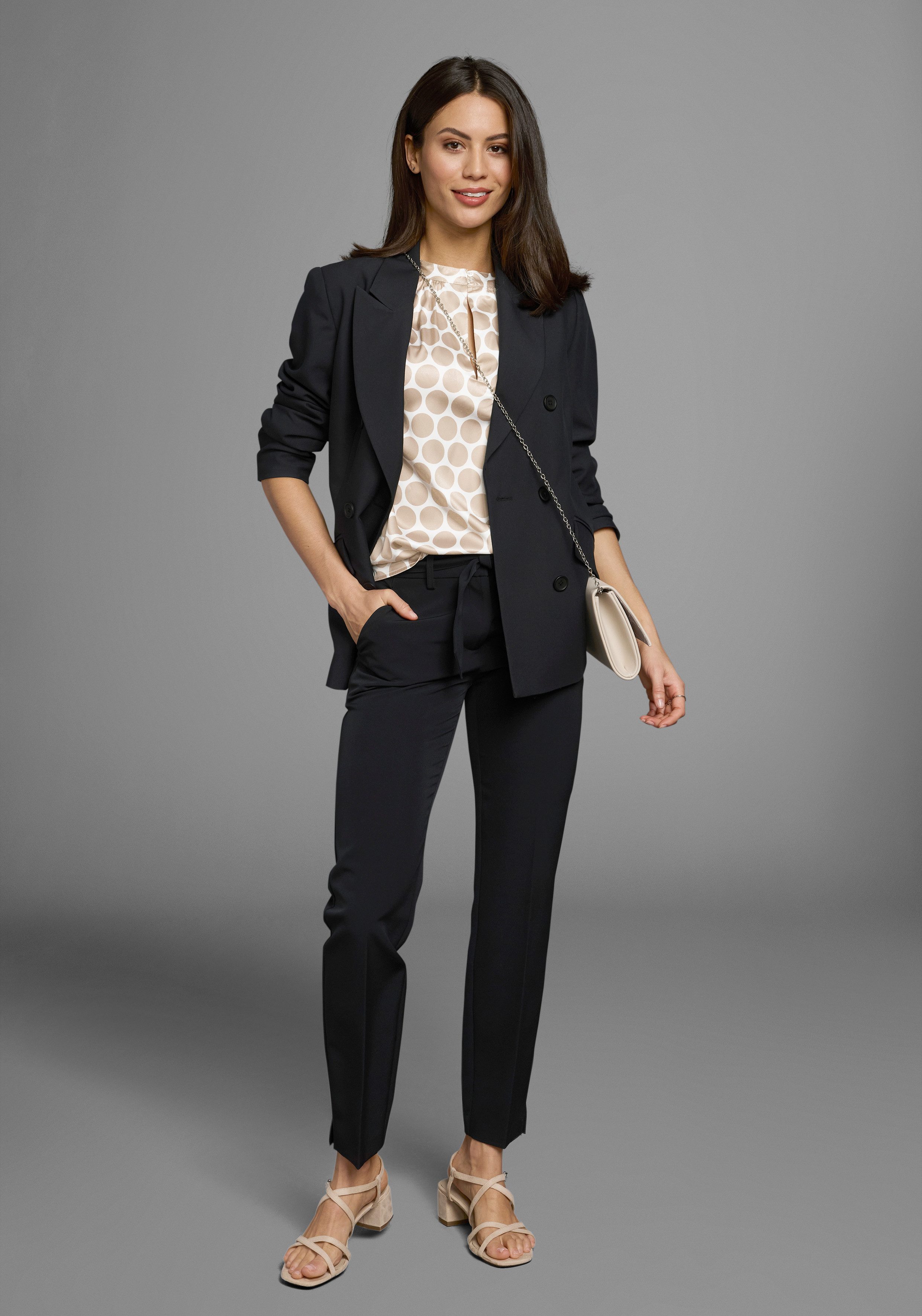 HECHTER PARIS Blouse met korte mouwen