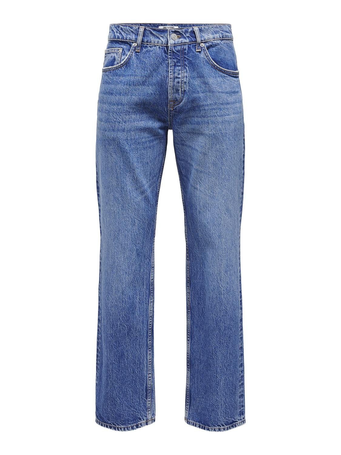 ONLY & SONS Regular fit jeans ONSEDGE STRAIGHT BROMO 0017 DOT DNM NOOS