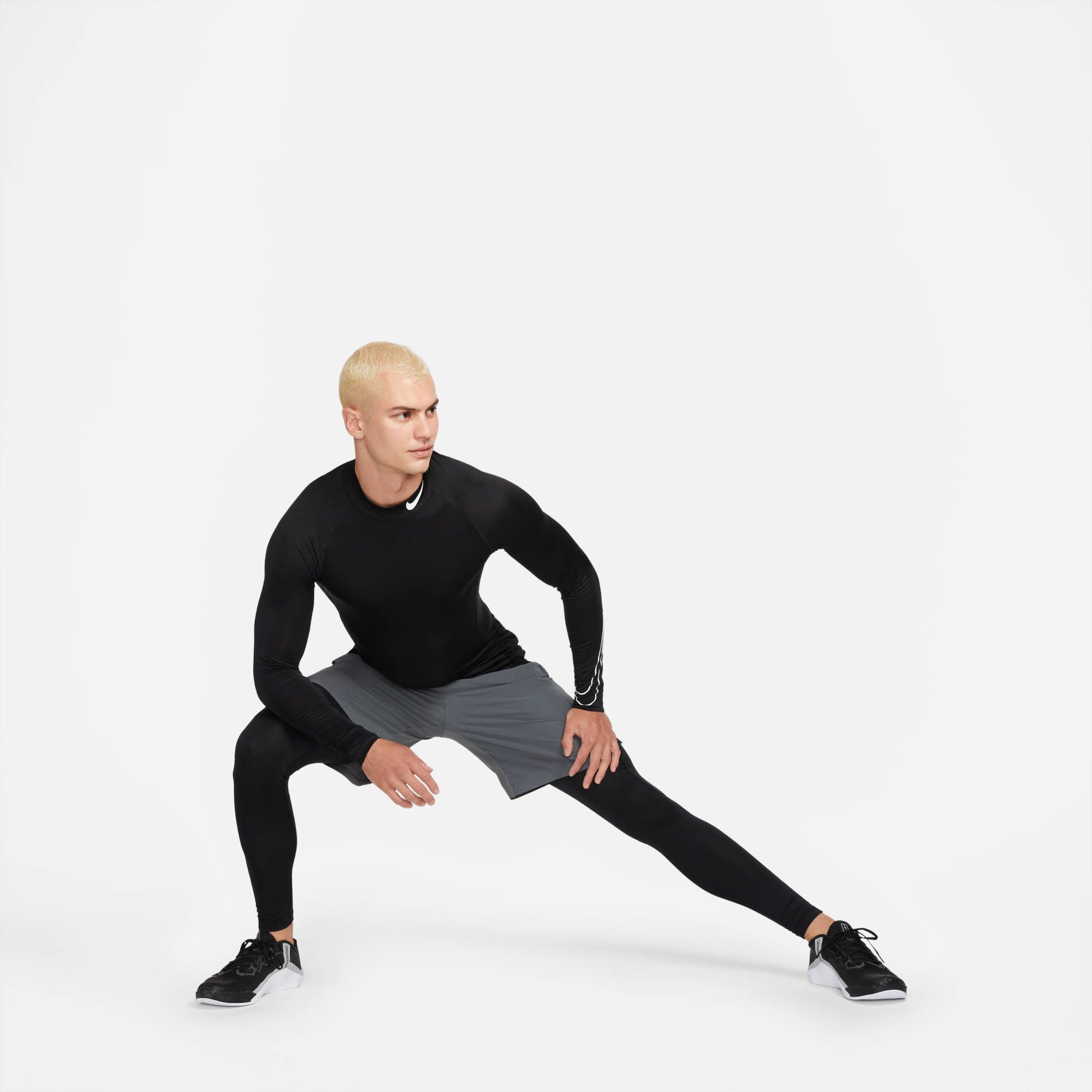 Nike Shirt met lange mouwen PRO DRI-FIT TIGHT FIT LONG-SLEEVE