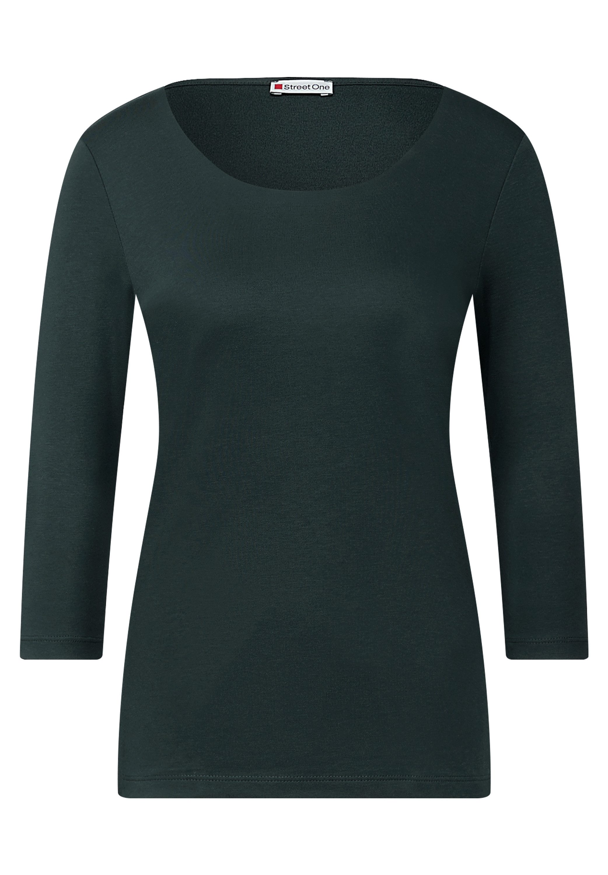 STREET ONE Shirt met ronde hals Style Pania met een ronde hals