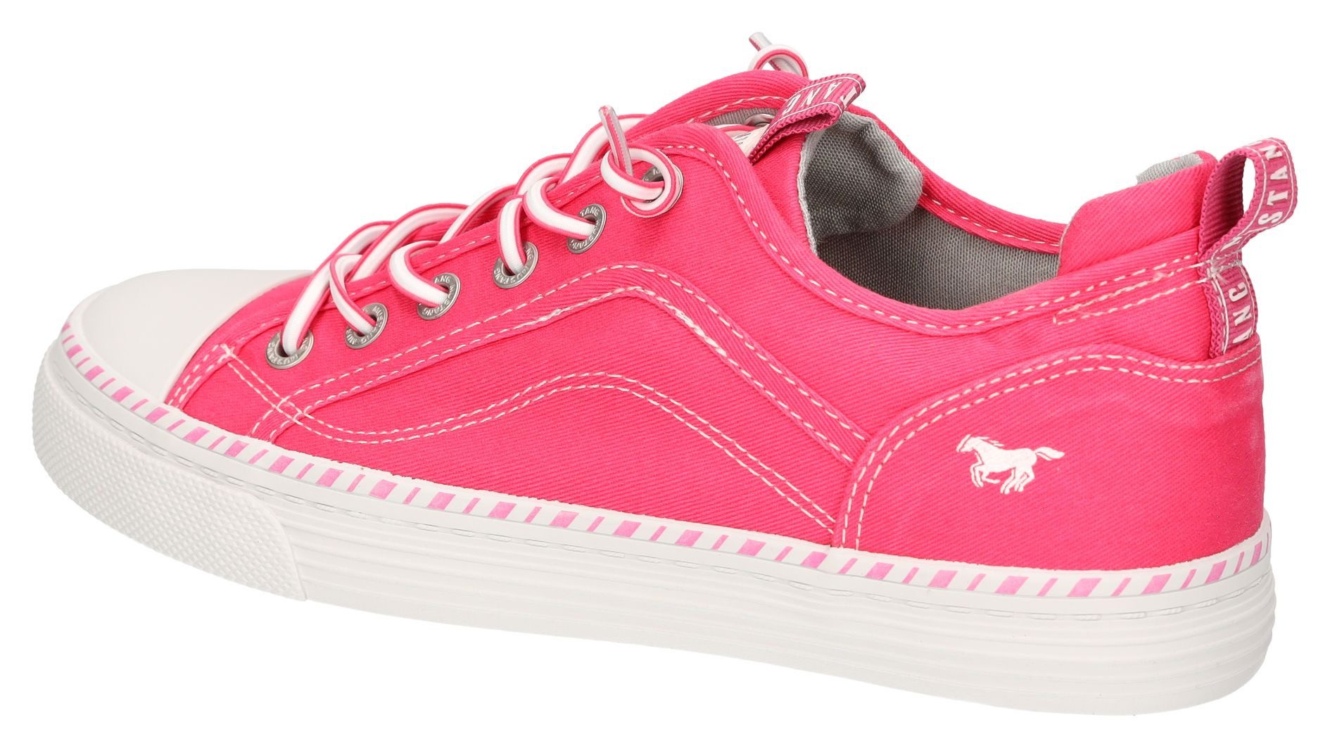 Mustang Shoes Slip-on sneakers , slippers, instapschoen, vrijetijdsschoen met gekleurde zoolrand