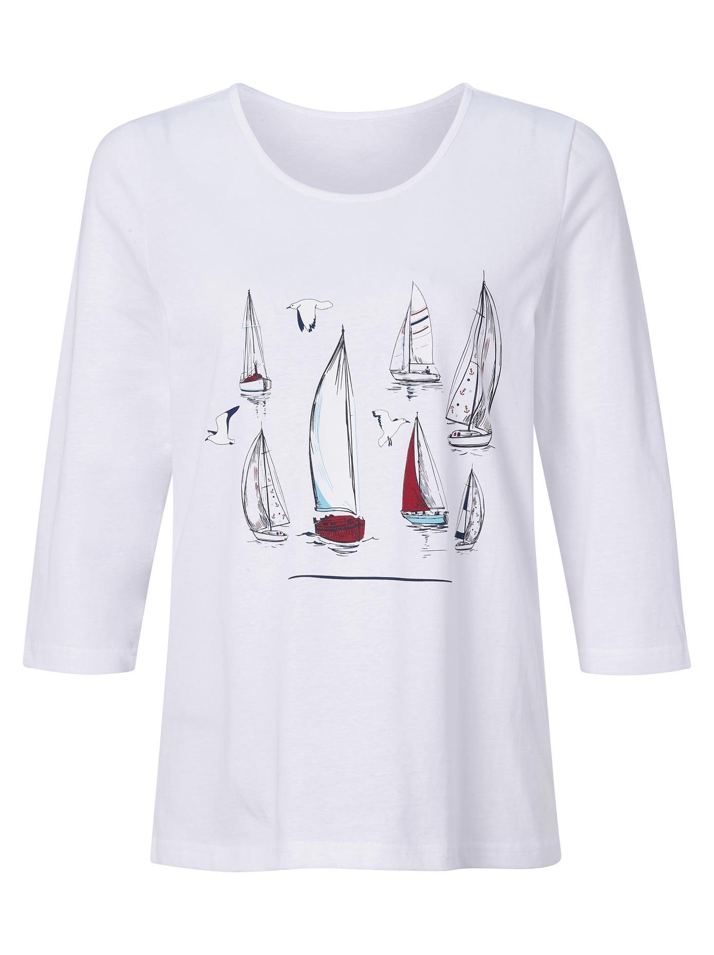 Classic Basics Shirt met 3/4-mouwen Shirt (1-delig)