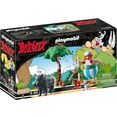 playmobil constructie-speelset everzwijnenjacht (71160), asterix gemaakt in europa multicolor