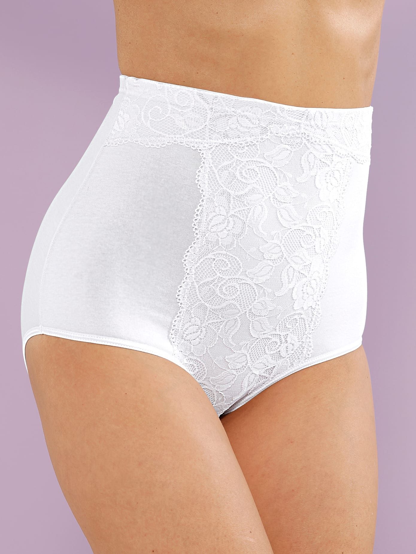 wäschepur Modellerende slip (2 stuks) dames slips maat 40 wit