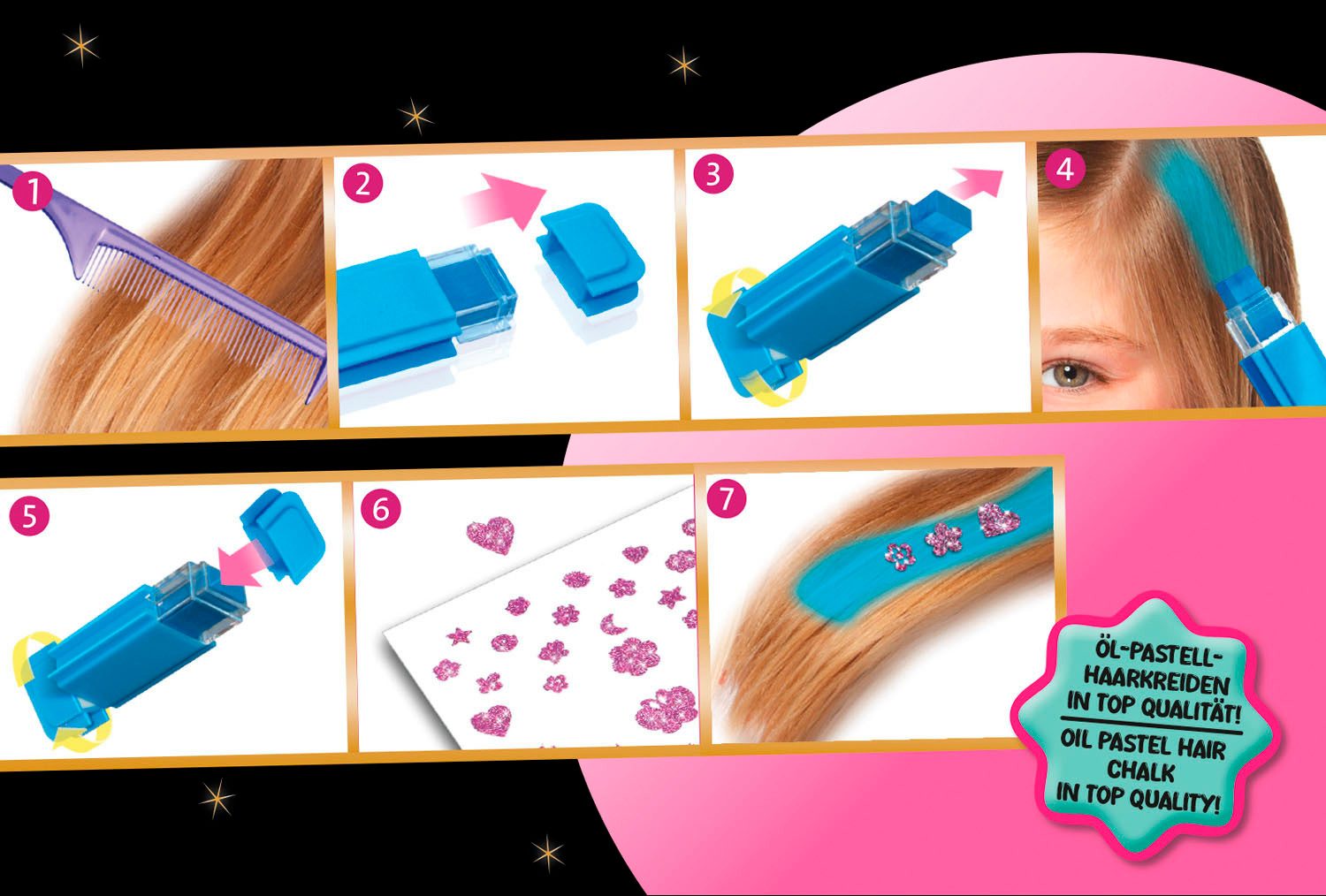 Lena® Knutselset Haarkrijt