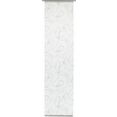 gardinia paneelgordijn stof curling met zilverkleurige rail hxb: 245x60 (1 stuk) wit