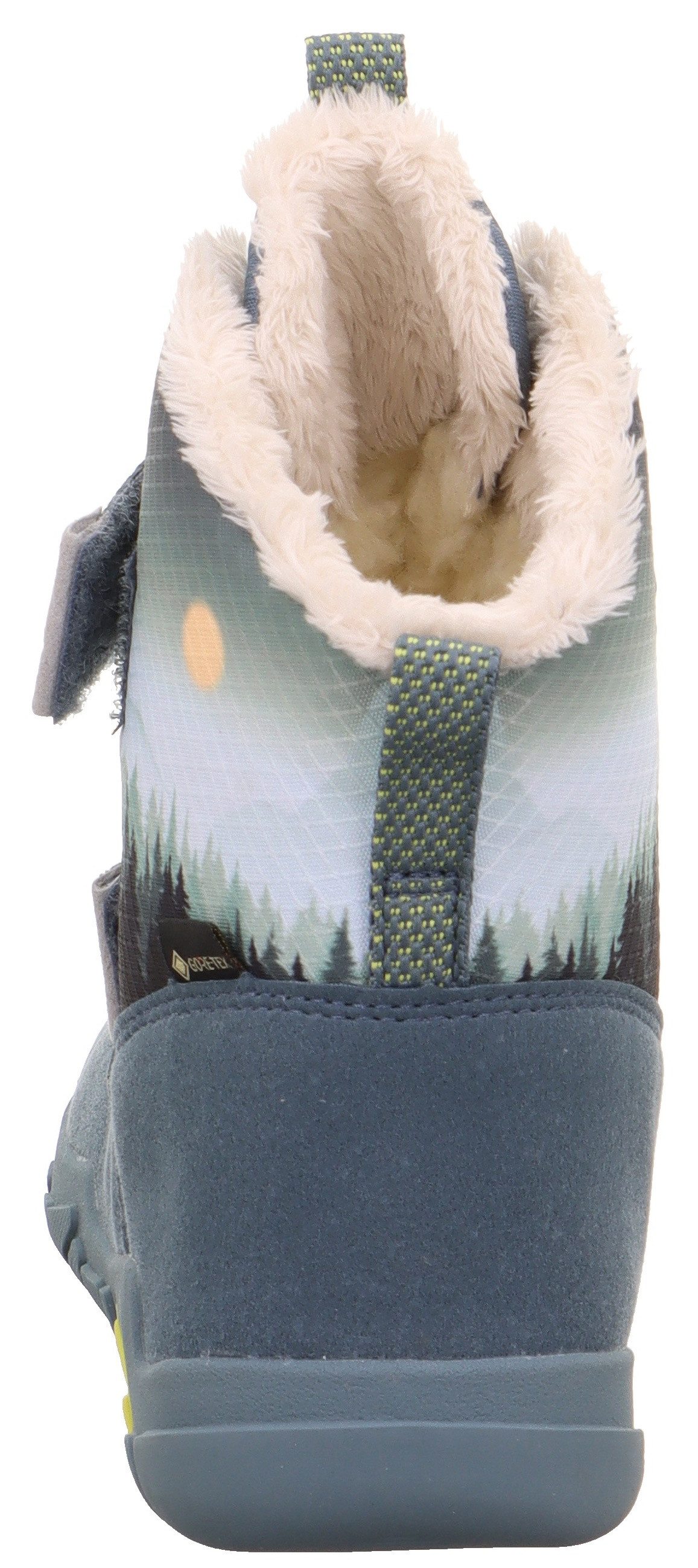 Superfit Winterlaarzen TRACE WMS: mittel Blote voet schoen, klittenbandschoen, winterlaars met digitale print
