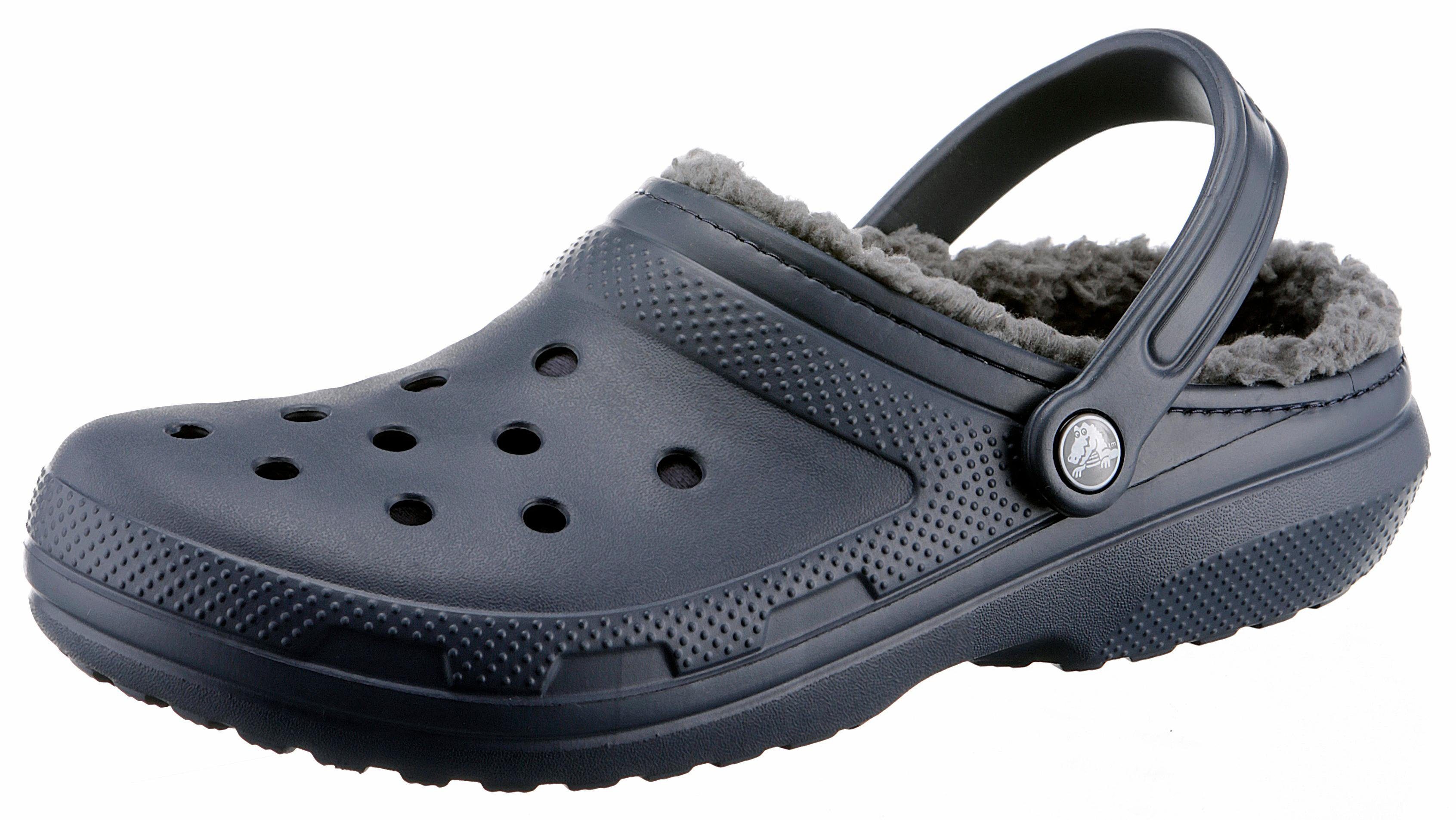 Crocs Klompen Unisex Navy-Charcoal Classic Lined