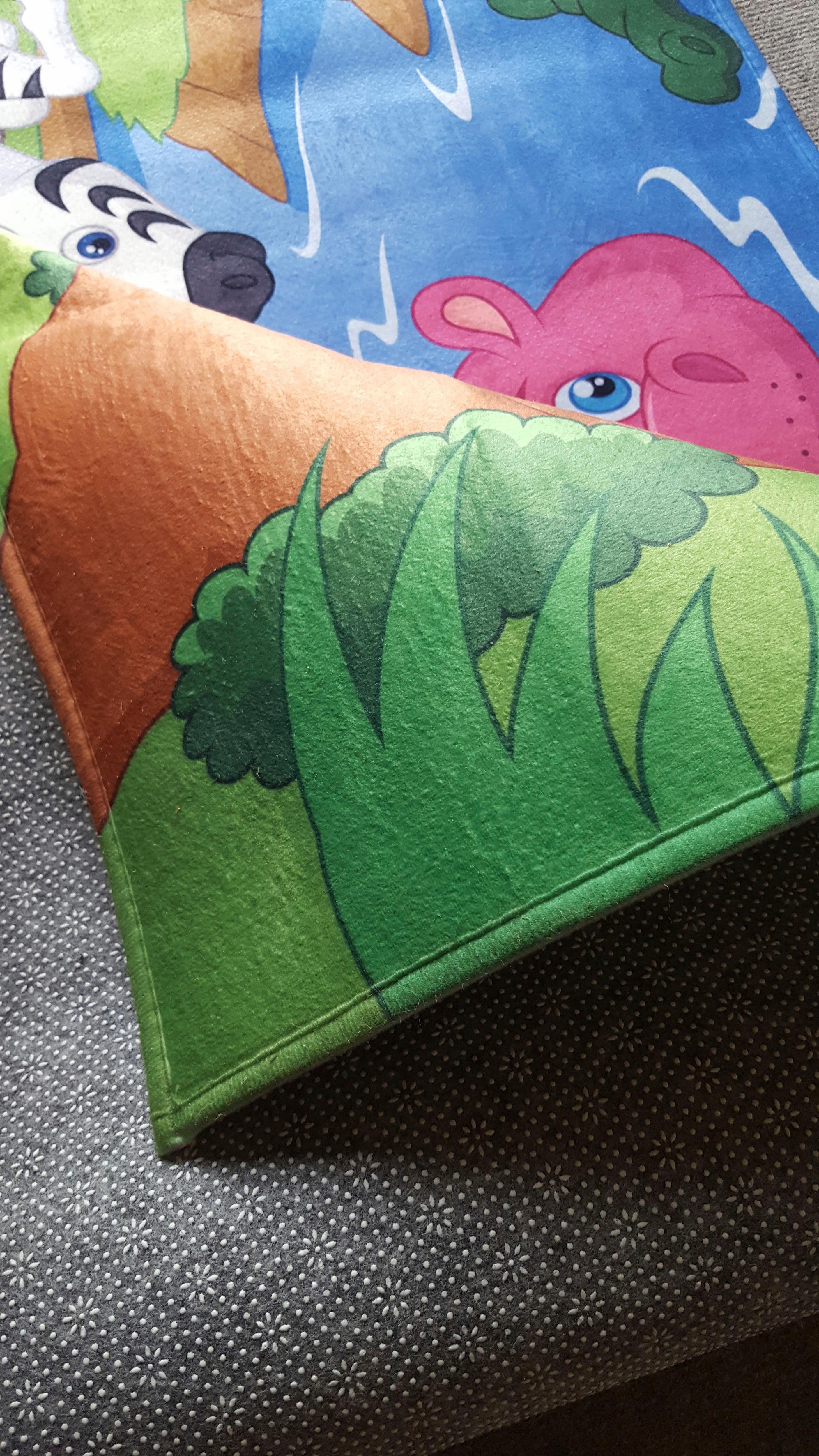 Böing Carpet Kindervloerkleed Lovely Kids 403 Motief wilde dieren, kinderkamer