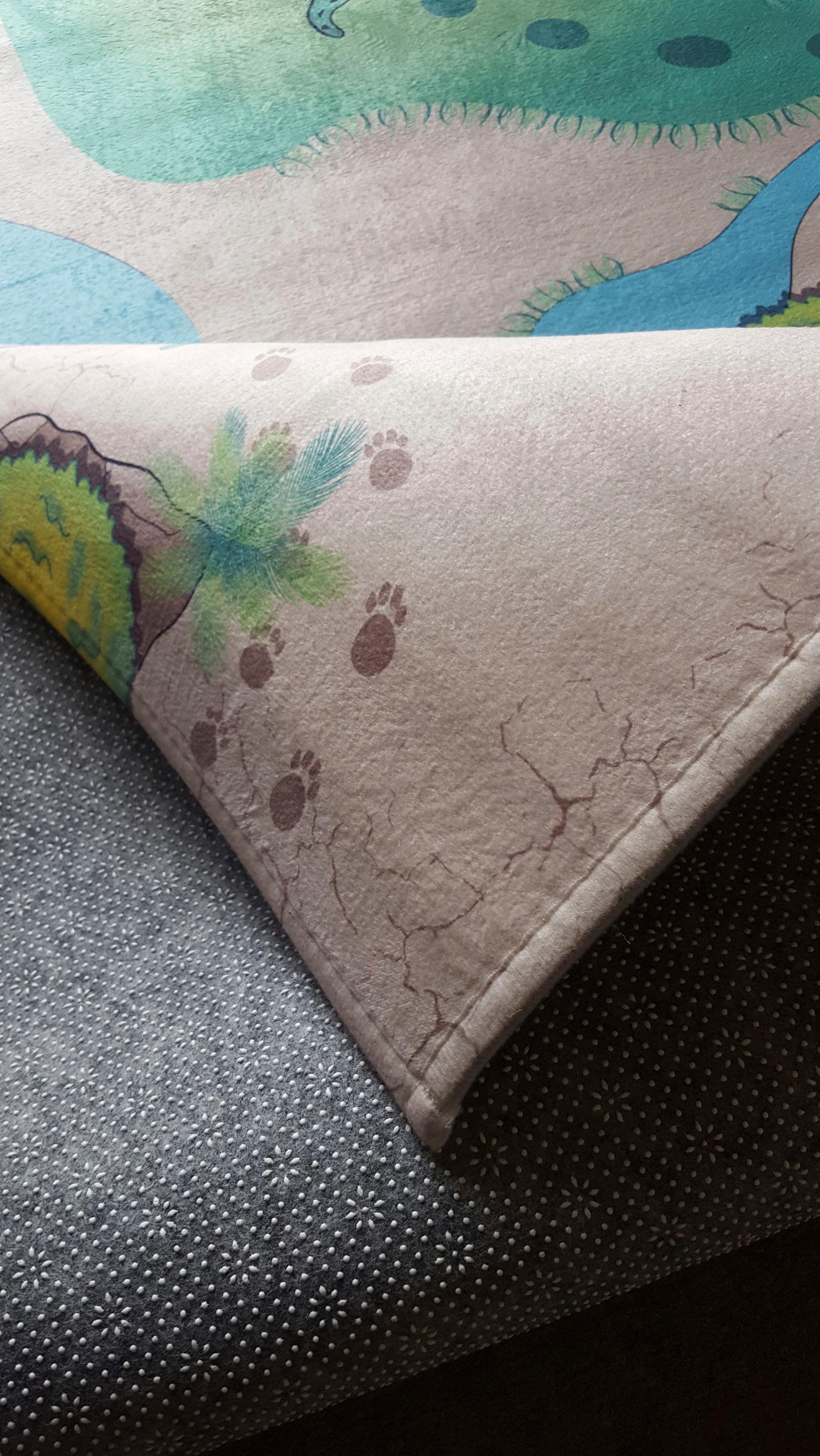 Böing Carpet Kindervloerkleed Lovely Kids 408 Motief T-rex, kinderkamer