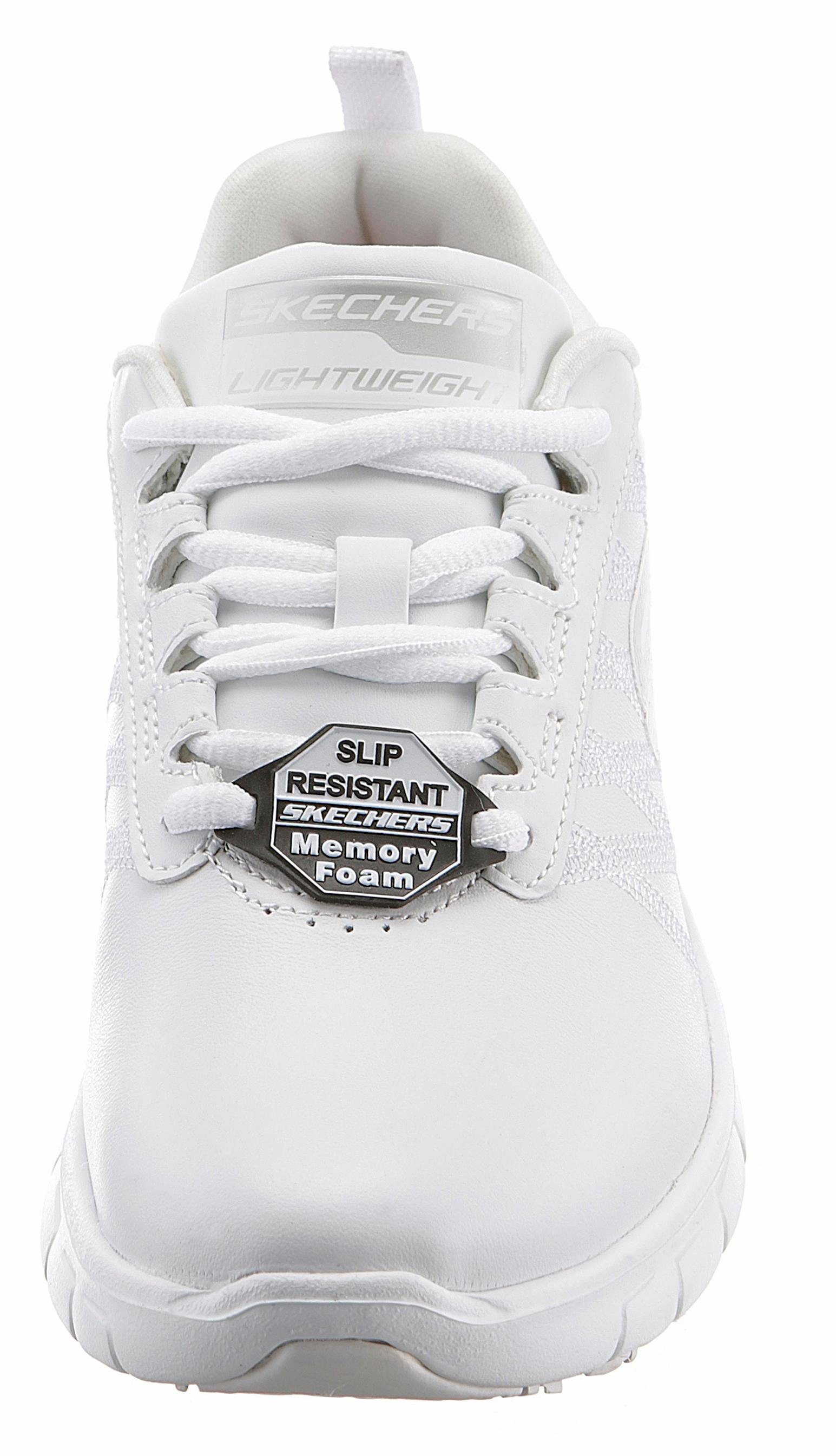 Skechers Werkschoenen Sure Track Erath veterschoenen Veterschoen voor de horeca, onderhoud met slipvaste zool