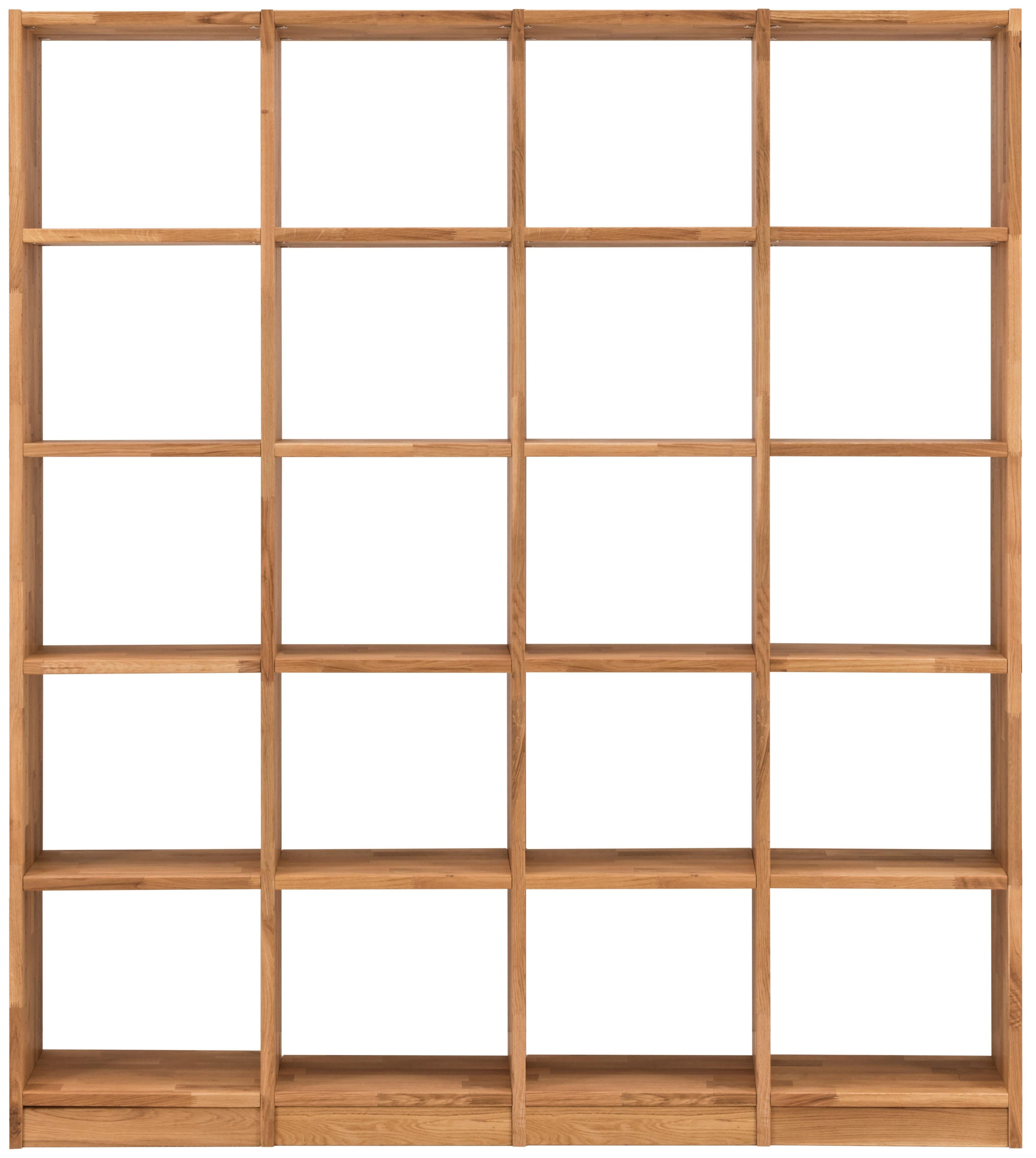 Home affaire Kastelement Ecko boekenkasten maat 180,5x34x202 cm beige