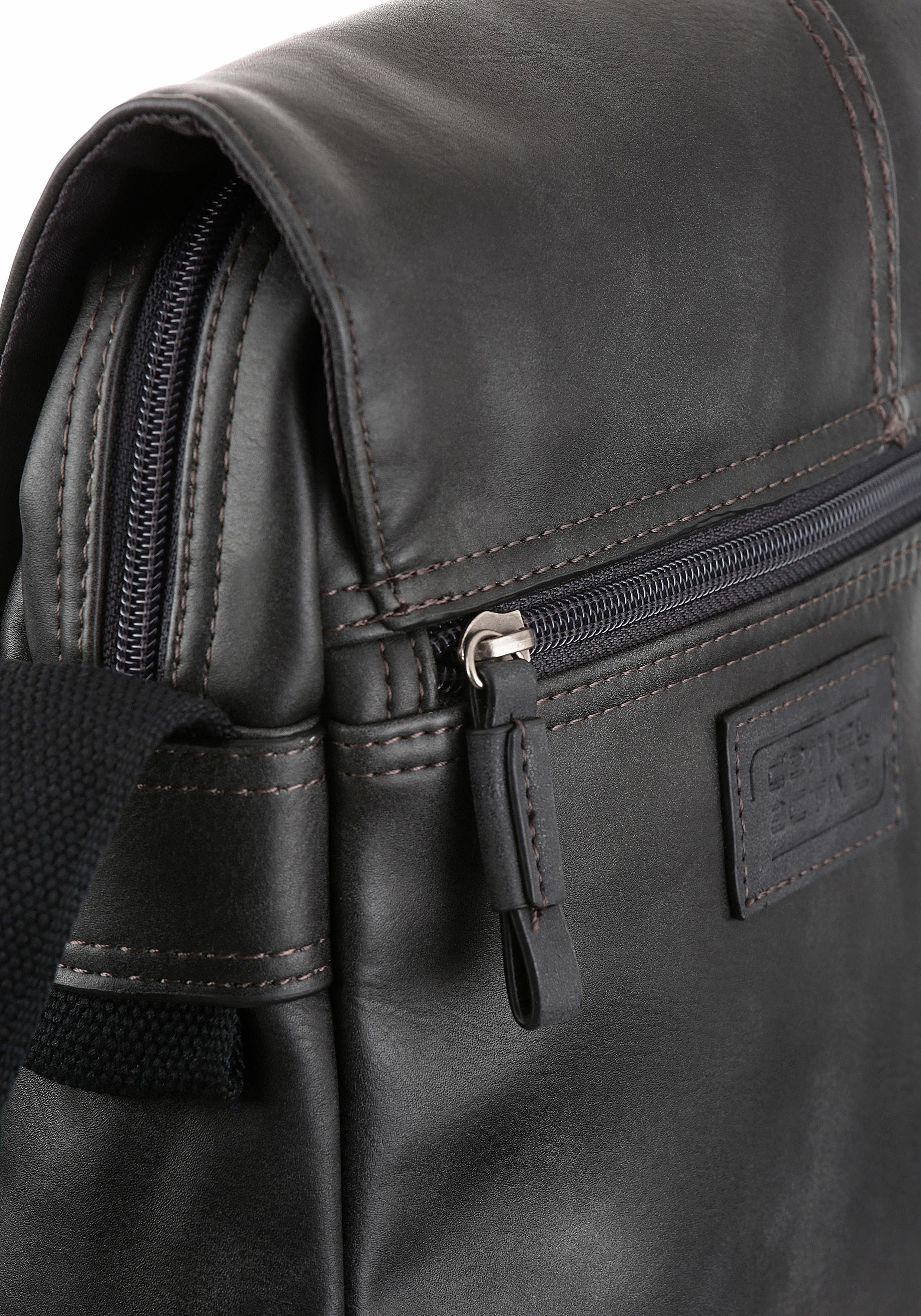 camel active Schoudertas Laos praktisch functionele dagelijkse metgezel met veel sportieve details
