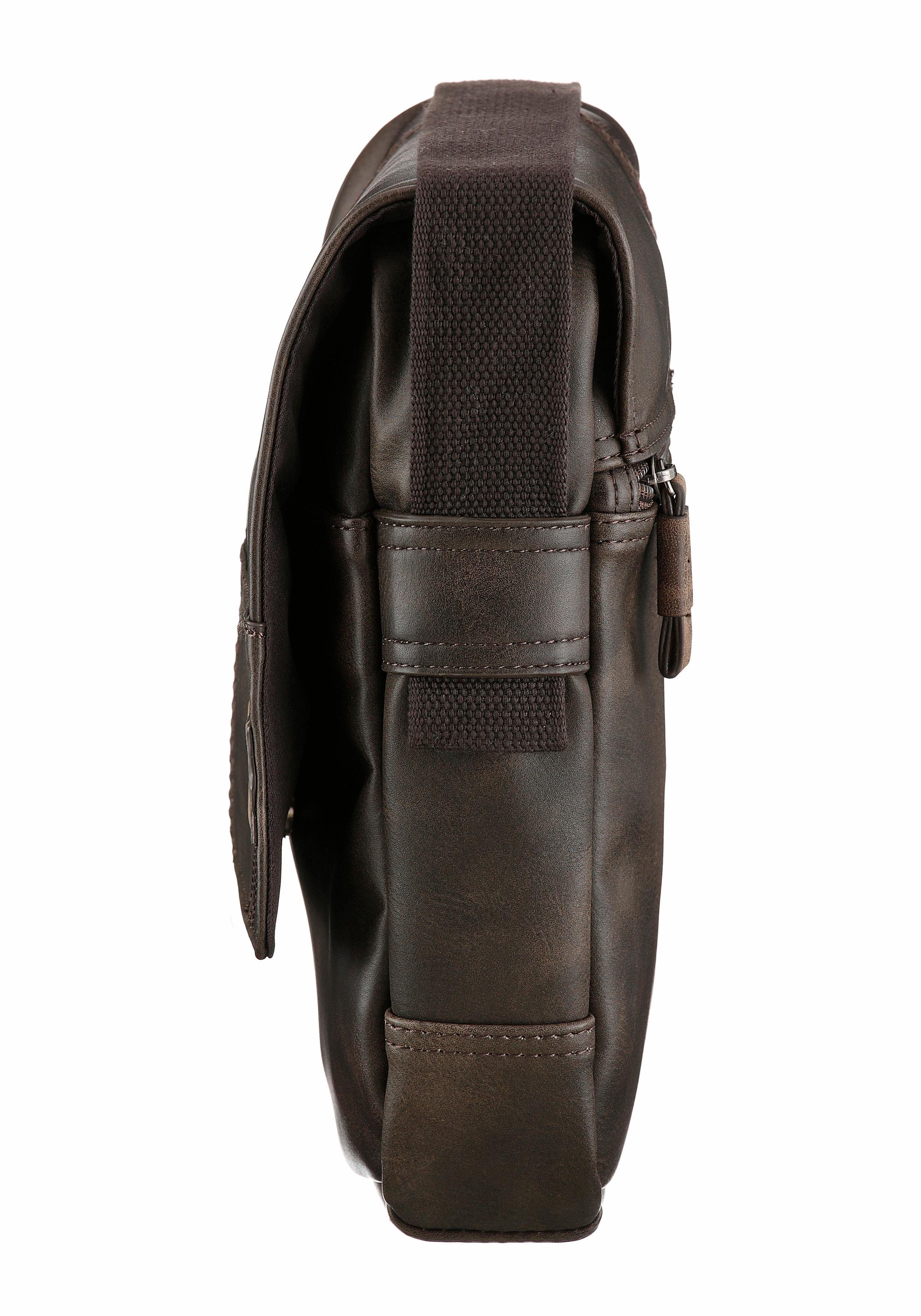 camel active Schoudertas Laos praktisch functionele dagelijkse metgezel met veel sportieve details