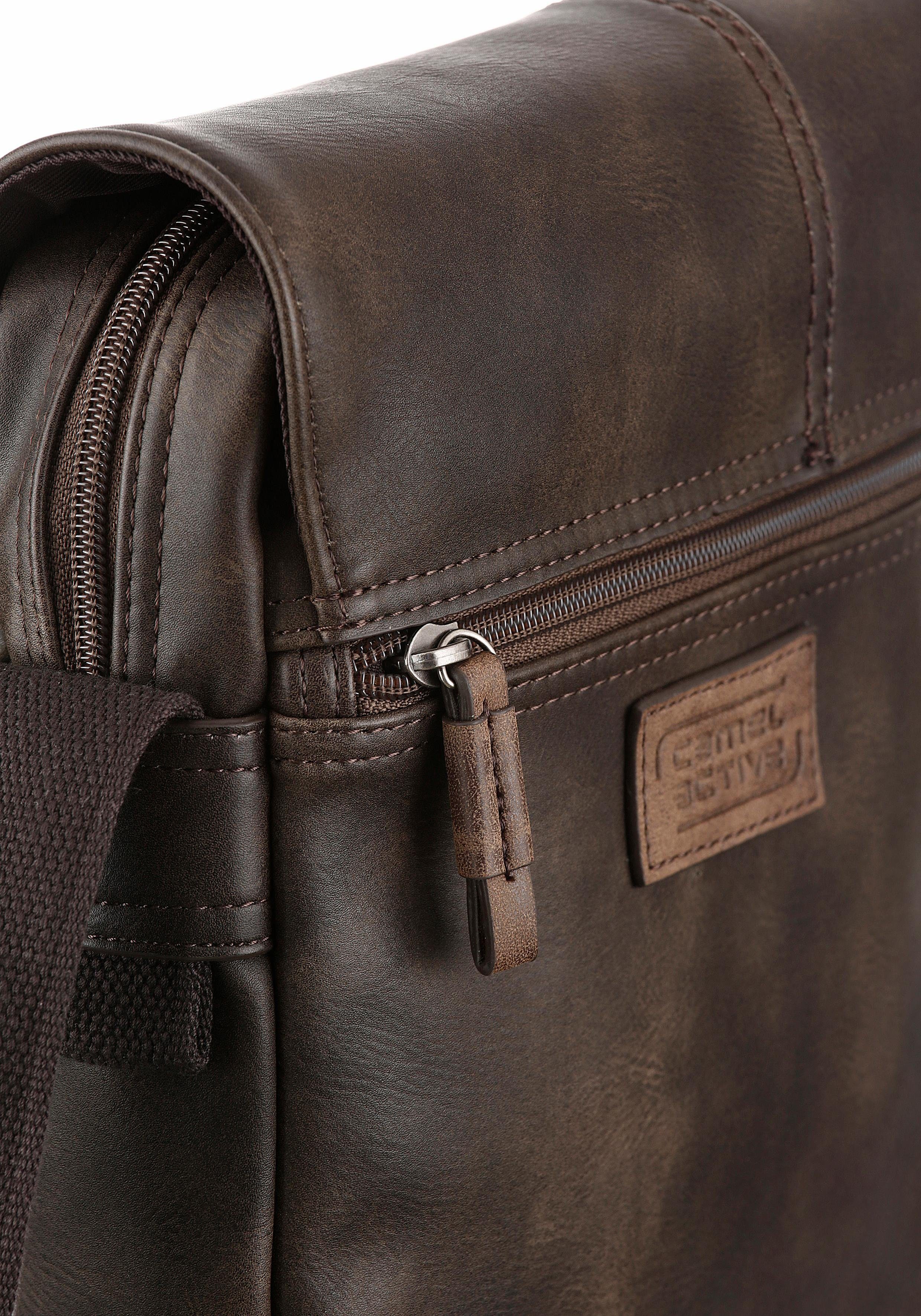 camel active Schoudertas Laos praktisch functionele dagelijkse metgezel met veel sportieve details