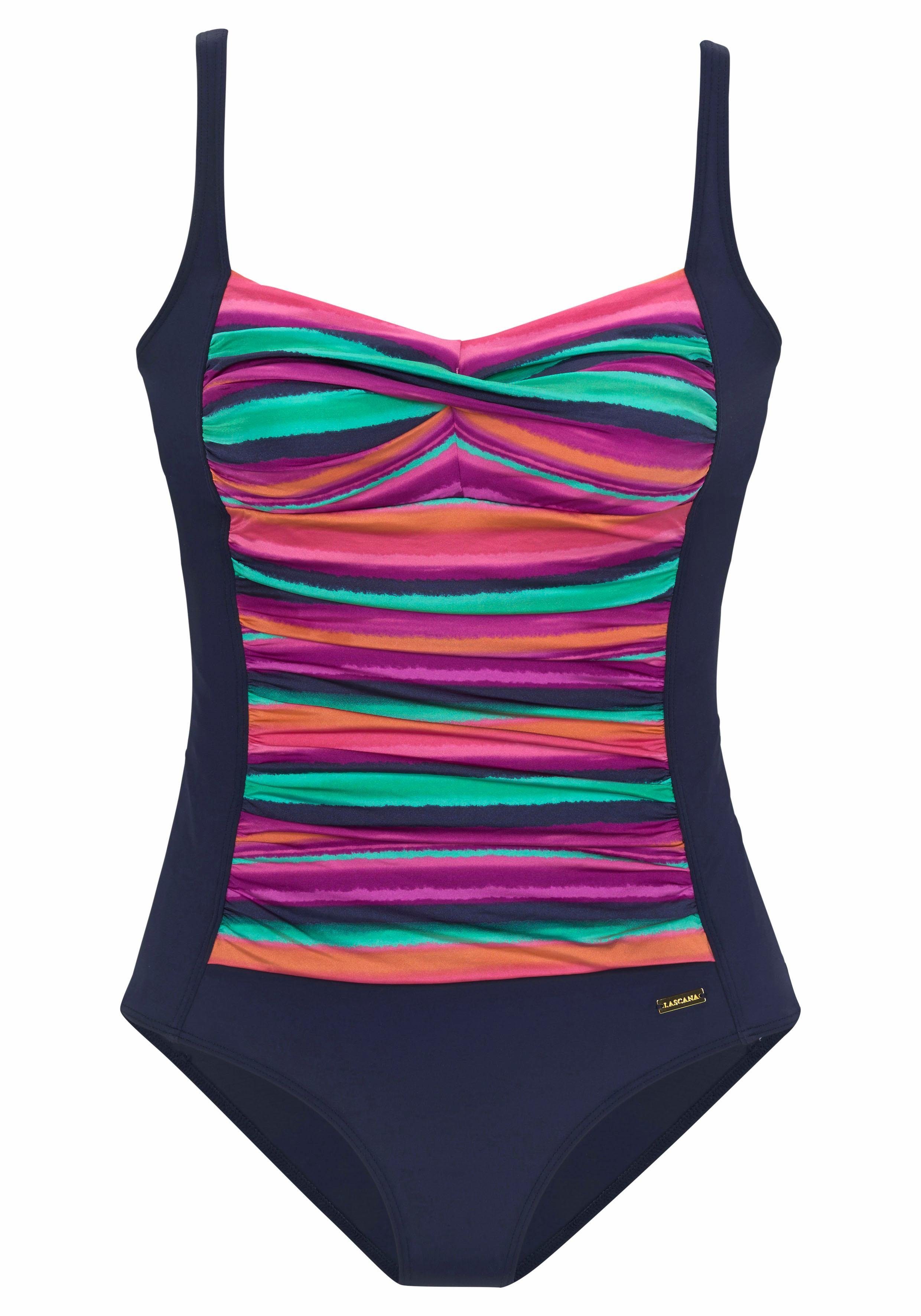 Lascana Badpak Rainbow met steunend voorpand en modellerend effect
