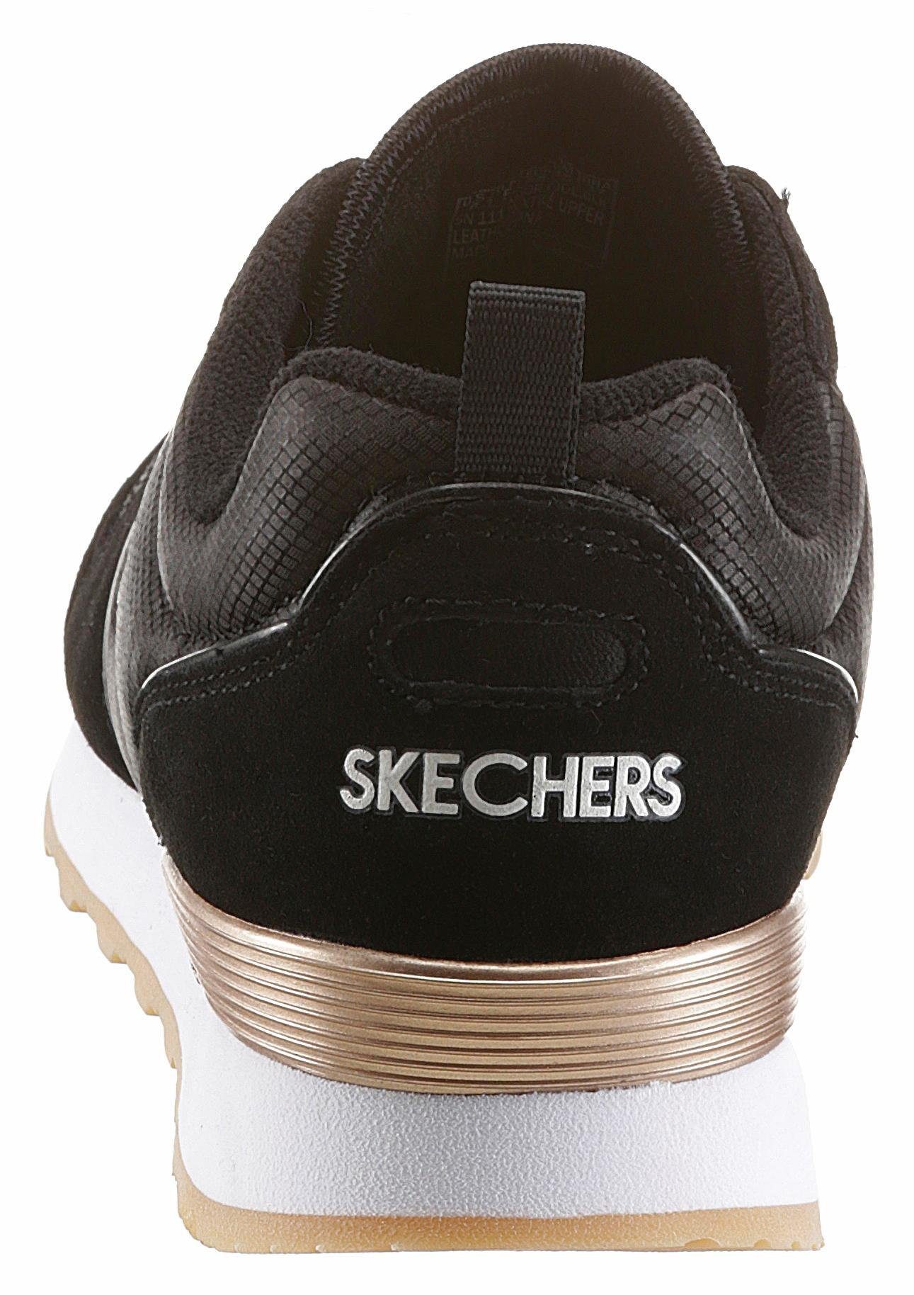 Skechers Sneakers OG 85 - GOLDN GURL Veterschoen, originele retro-jogginschoen met Air-Cooled Memory Foam®