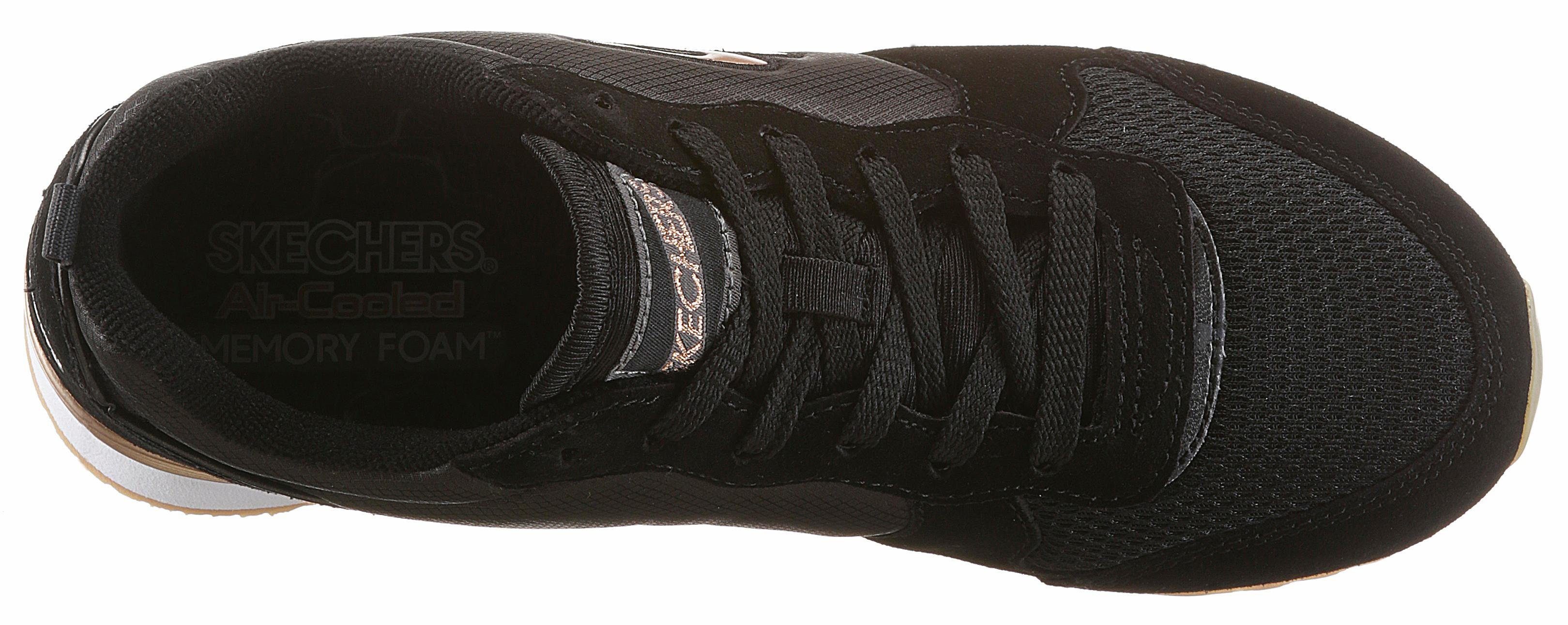Skechers Sneakers OG 85 - GOLDN GURL Veterschoen, originele retro-jogginschoen met Air-Cooled Memory Foam®