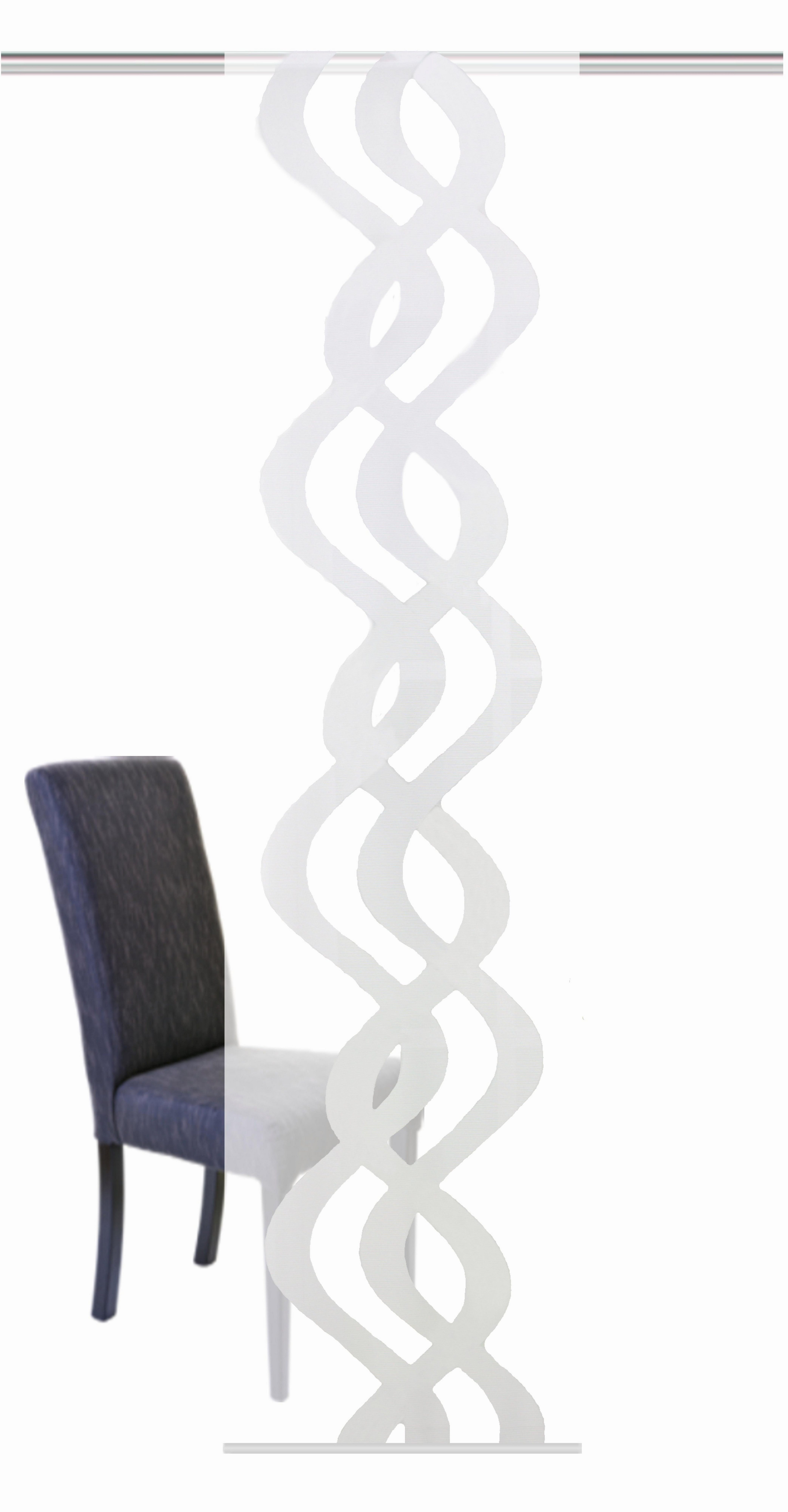 HOME WOHNIDEEN Paneelgordijn RONALD HxB: 245x60, inclusief bevestigingsmateriaal (1 stuk)
