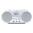 sony boombox zs-ps50 cd-speler, front-usb, mp-3 wit