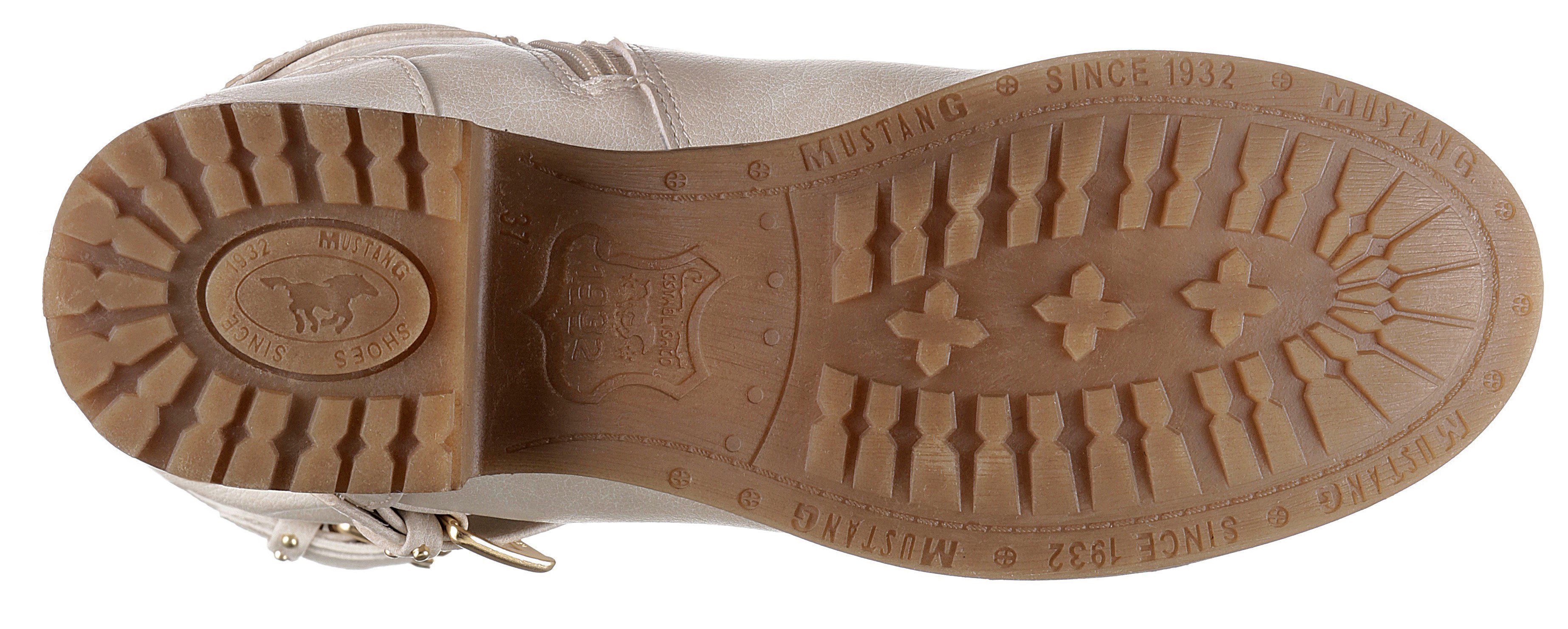 Mustang Shoes Winterlaarzen , enkellaarsjes, winterlaarzen met decoratieve gespen aan de slouchy schacht