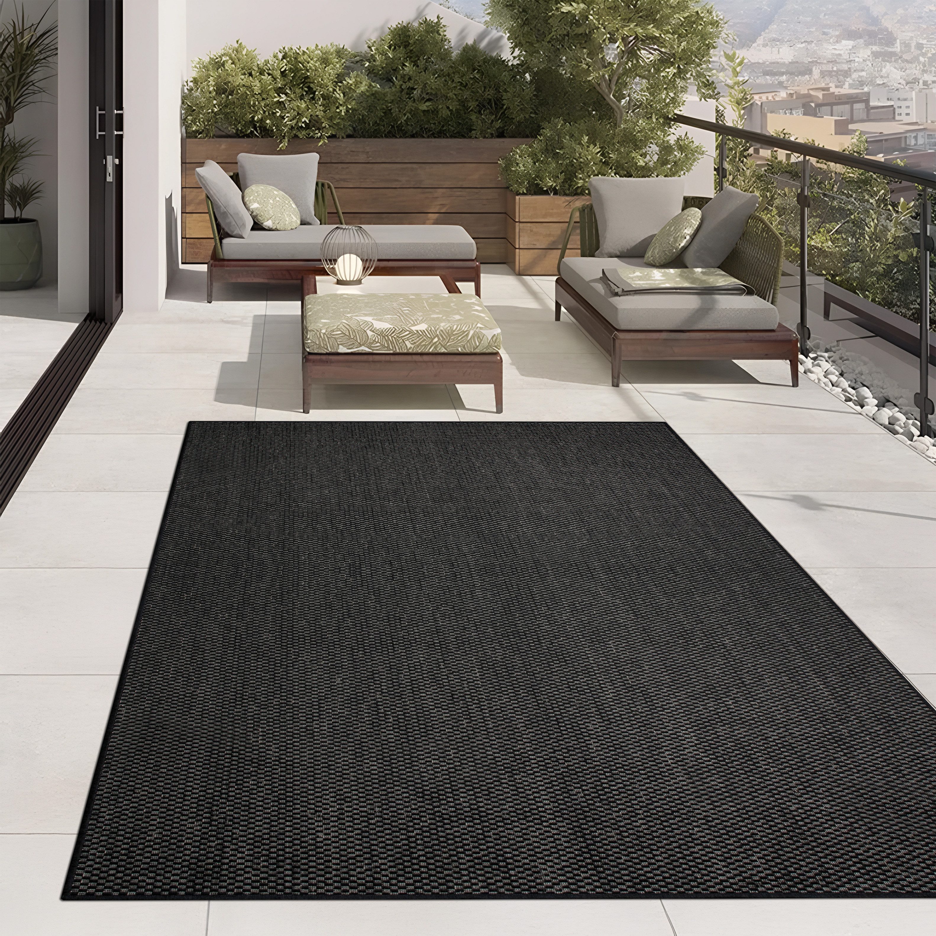 my home Vloerkleed Venetië is ook als loper verkrijgbaar Geschikt voor binnen en buiten, sisal-look, weerbestendig & uv-bestendig