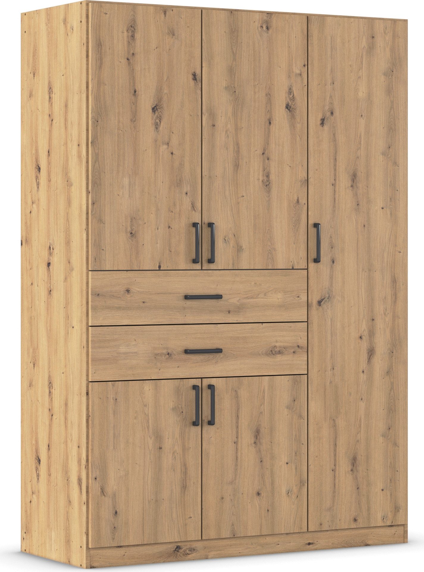 rauch Draaideurkast Kledingkast kast garderobe MAIKA met decor-front 2 lades, in verschillende breedtes, hoogtes, kleuren, made in germany