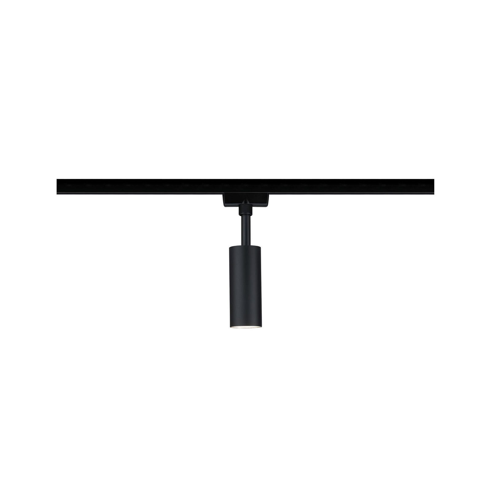 Paulmann Railsysteem-lampen URail rail spot Tubo Enkelspot 166lm 4,5W 3000K 230V Zwart mat (1-delig)