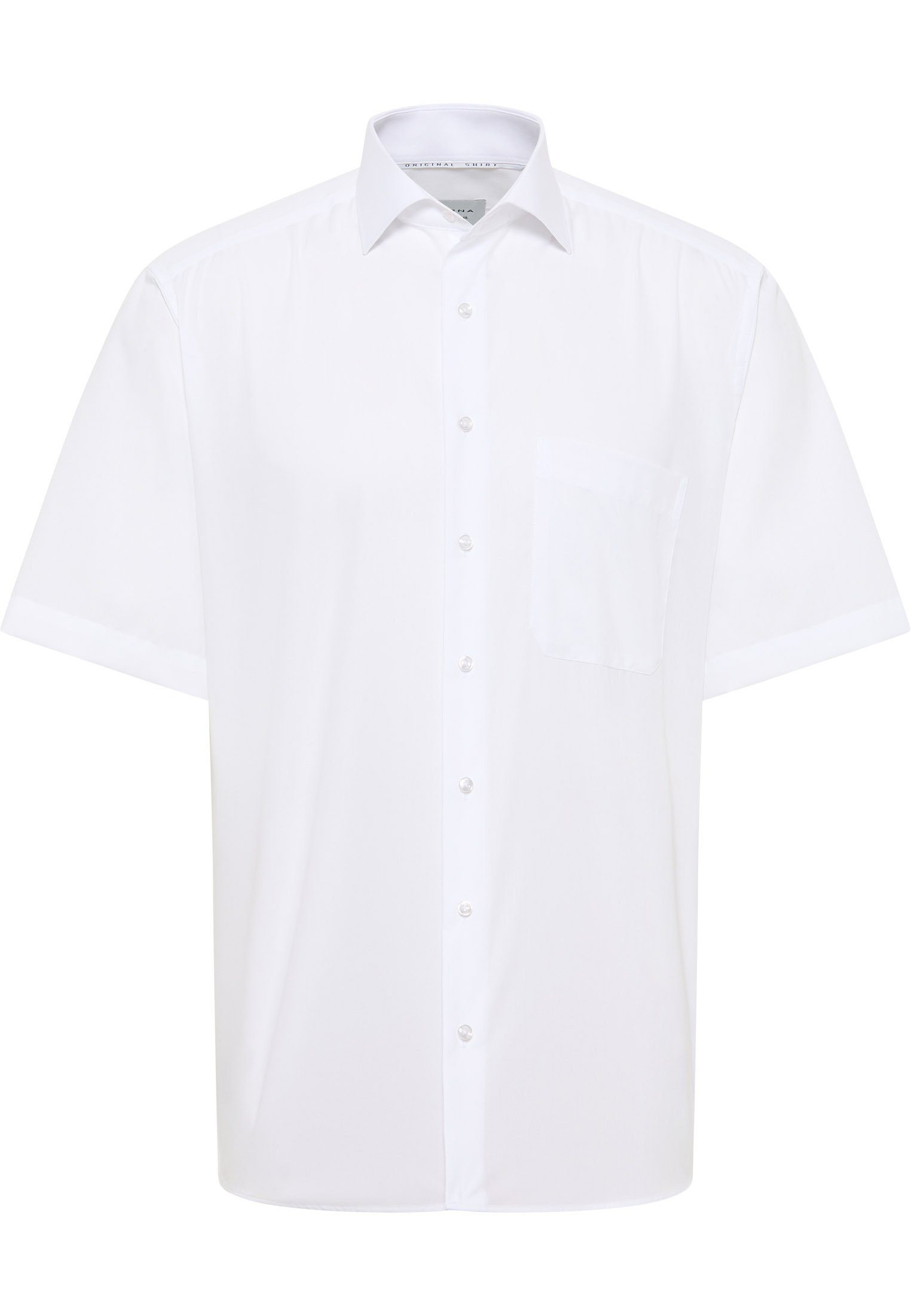 Eterna Overhemd met korte mouwen Comfort fit NON IRON (strijkvrij)