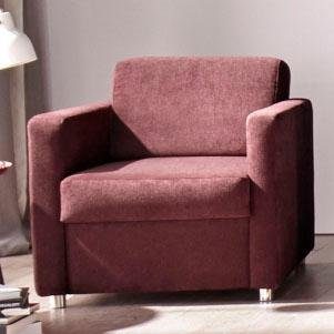 sit&more Fauteuil Belfort fauteuils maat Luxe-microvezel rood