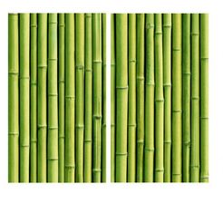 wall-art kookplaatdeksel keuken kookplaatafdekblad bamboe (set, 2-delig) groen