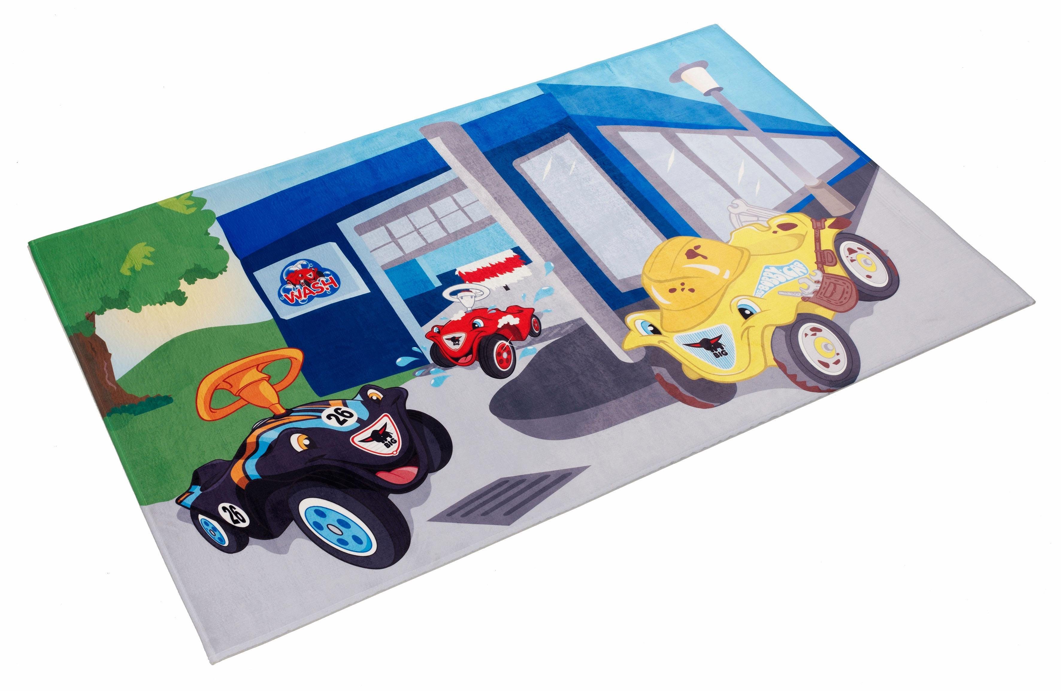 Vloerkleed voor de kinderkamer, »Bobby Car 104«, Bobby Car, rechthoekig, hoogte 6 mm, print