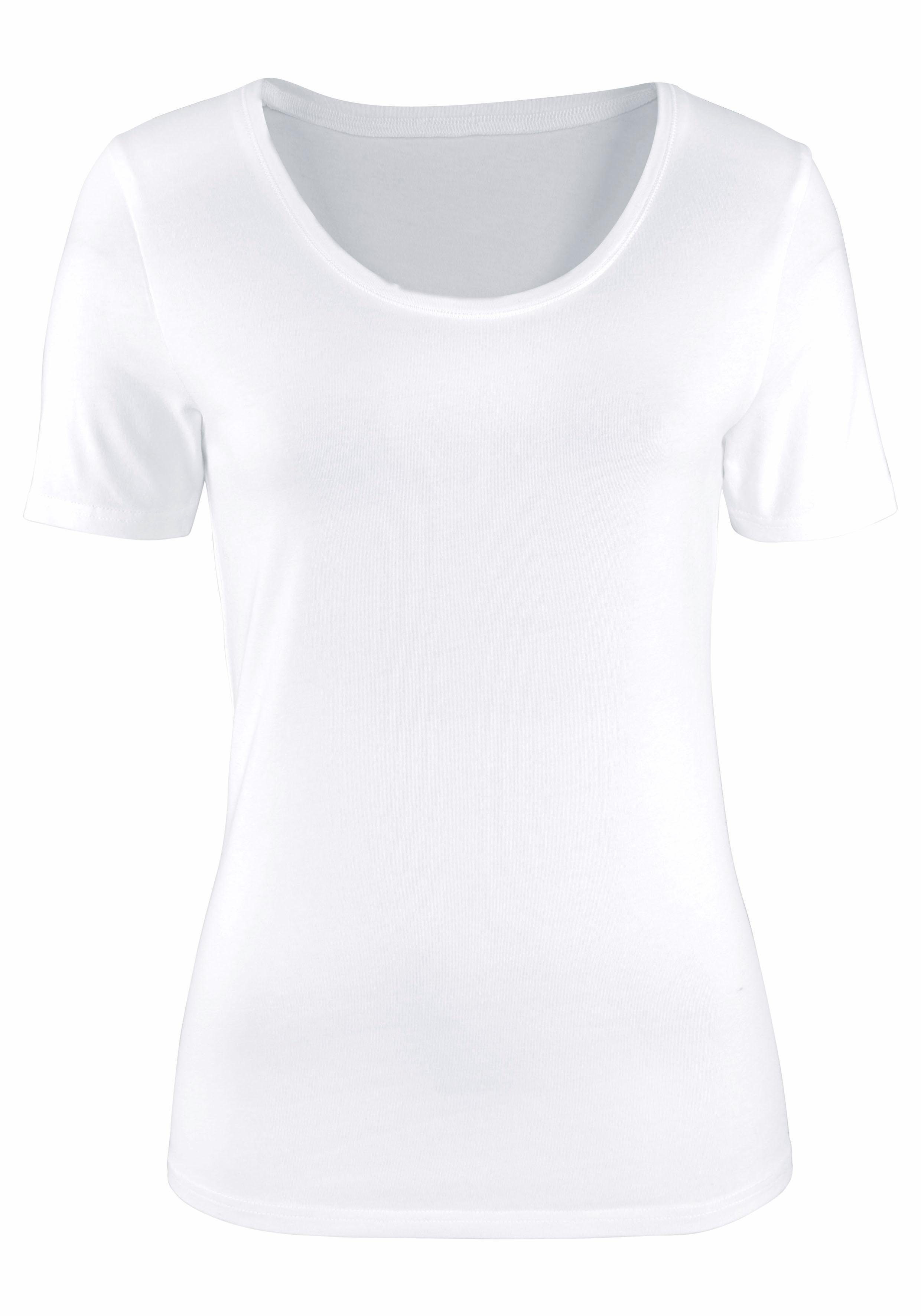 Vivance T-shirt Elastische katoenkwaliteit (Set van 2)
